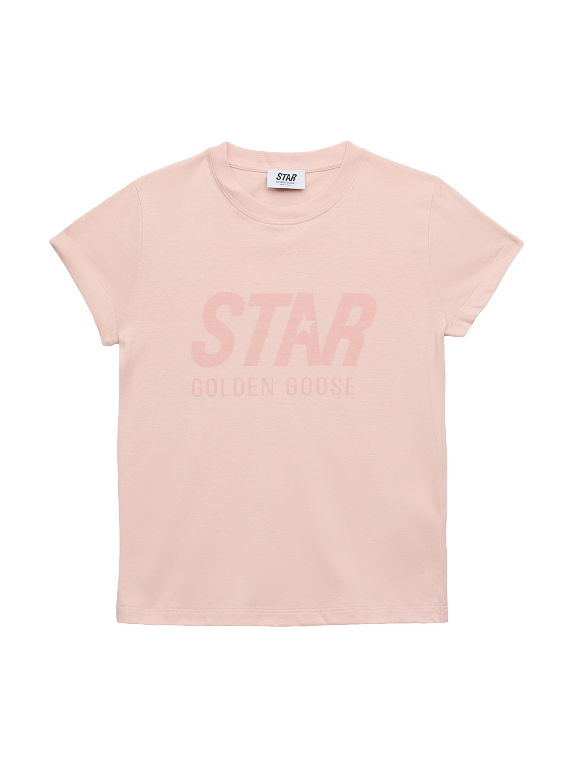 Golden Goose Little Girl's & Girl's Logo Cotton T-Shirt - Pink