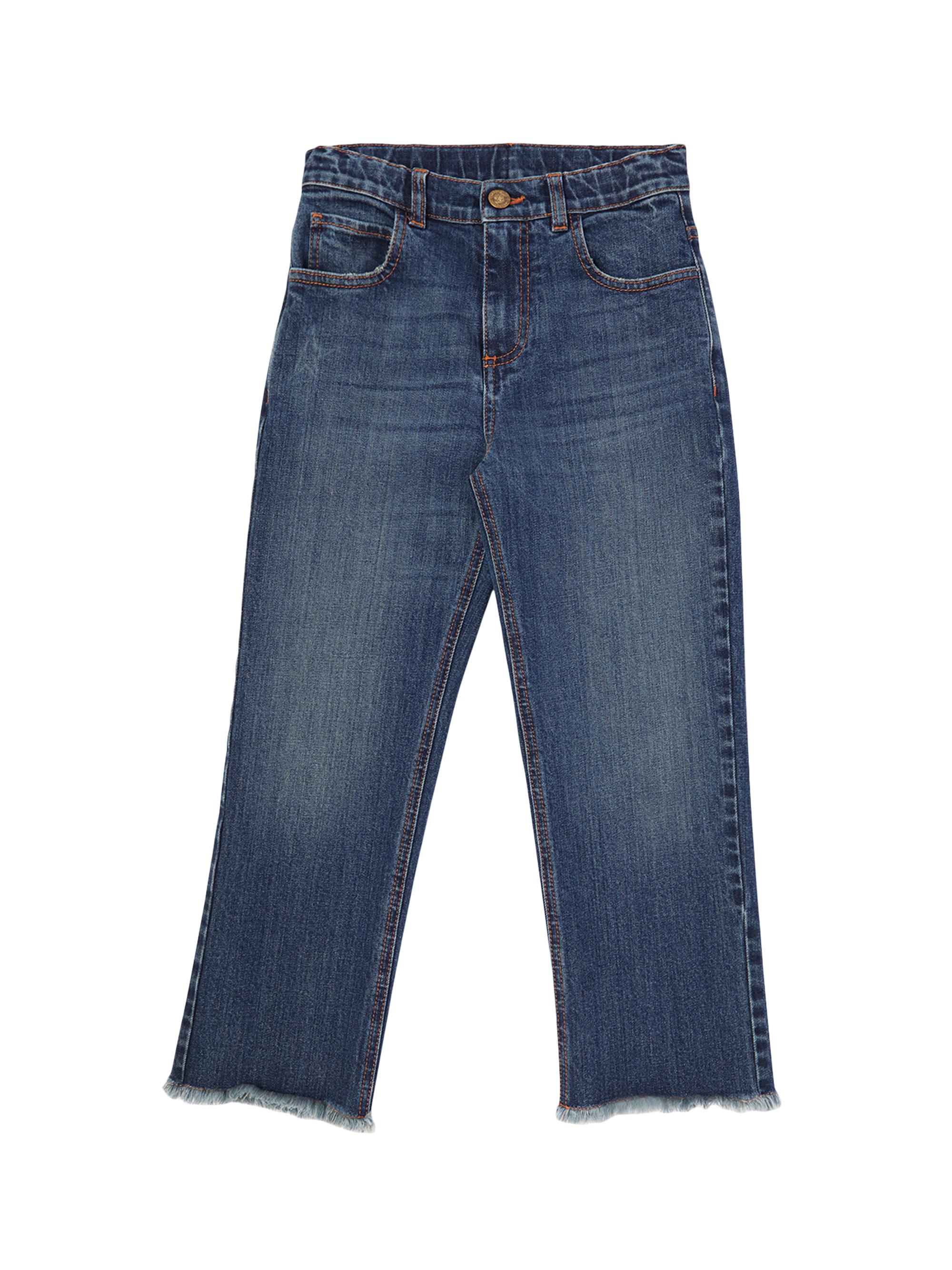 Golden Goose Little Boy's & Boy's Journey Straight-Leg Crop Jeans - Blue