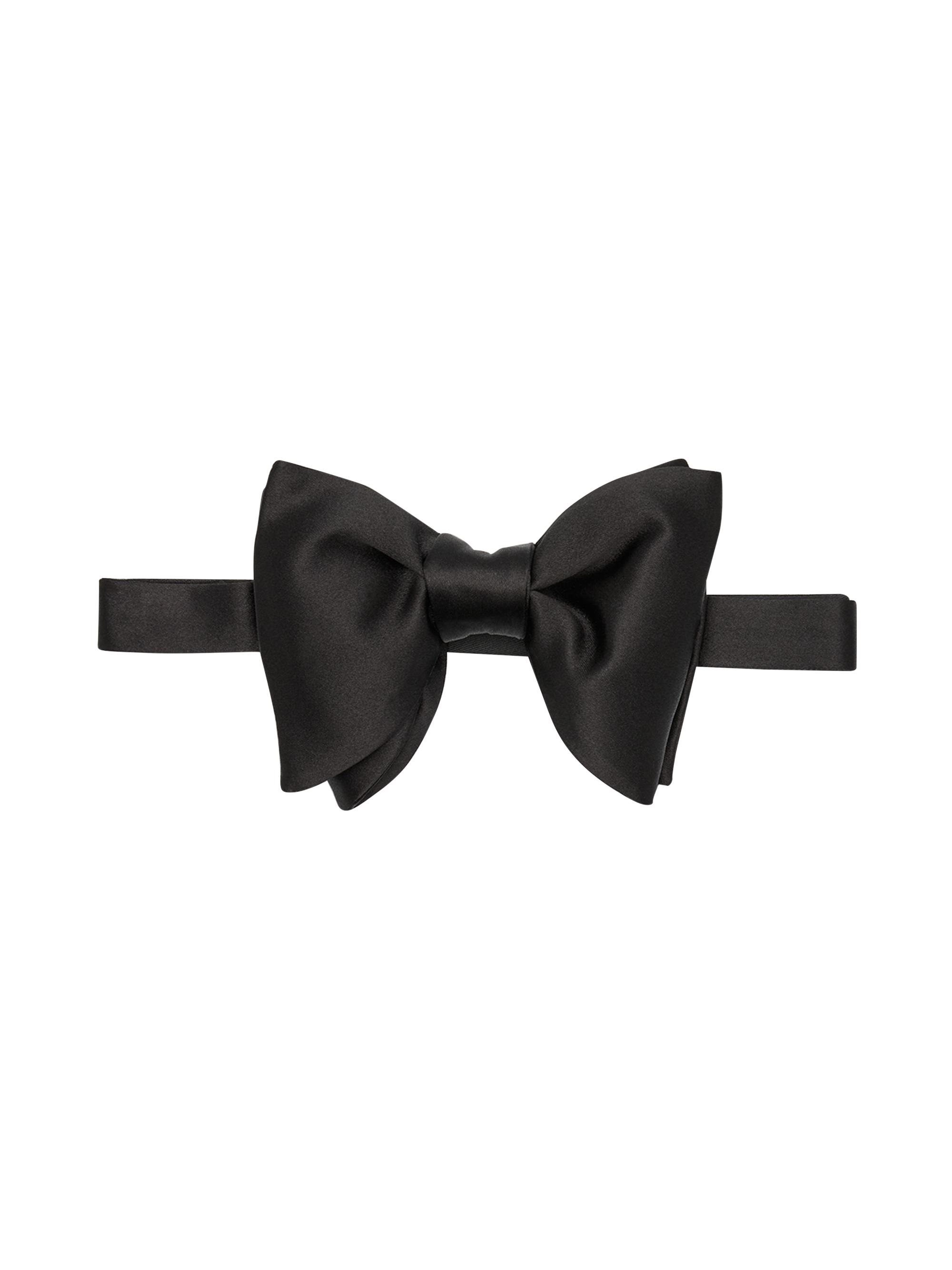 TOM FORD Men's Pre-Tied Silk-Satin Bow Tie - Black