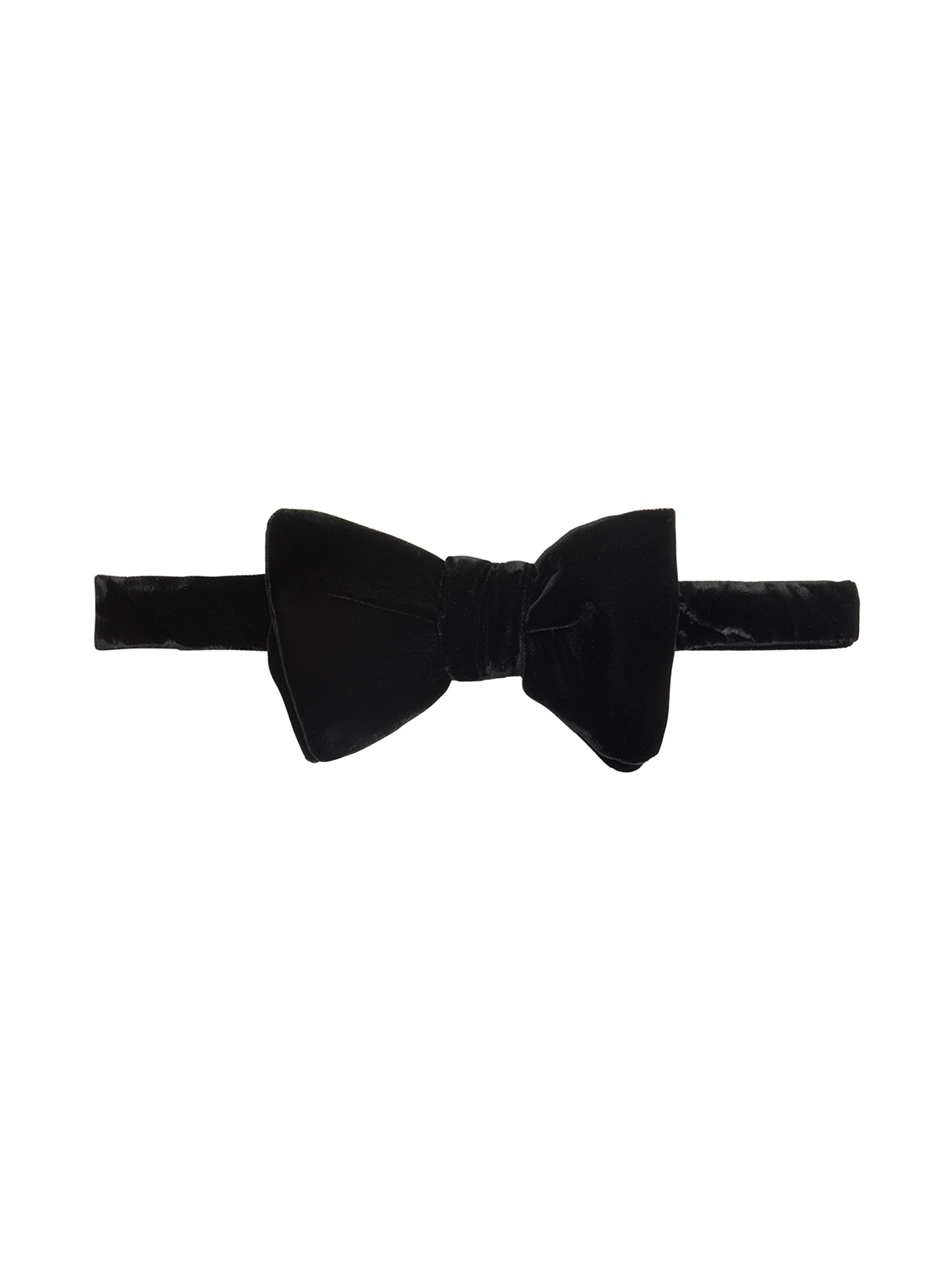 TOM FORD Men's Pre-Tied Velvet Bow Tie - Black