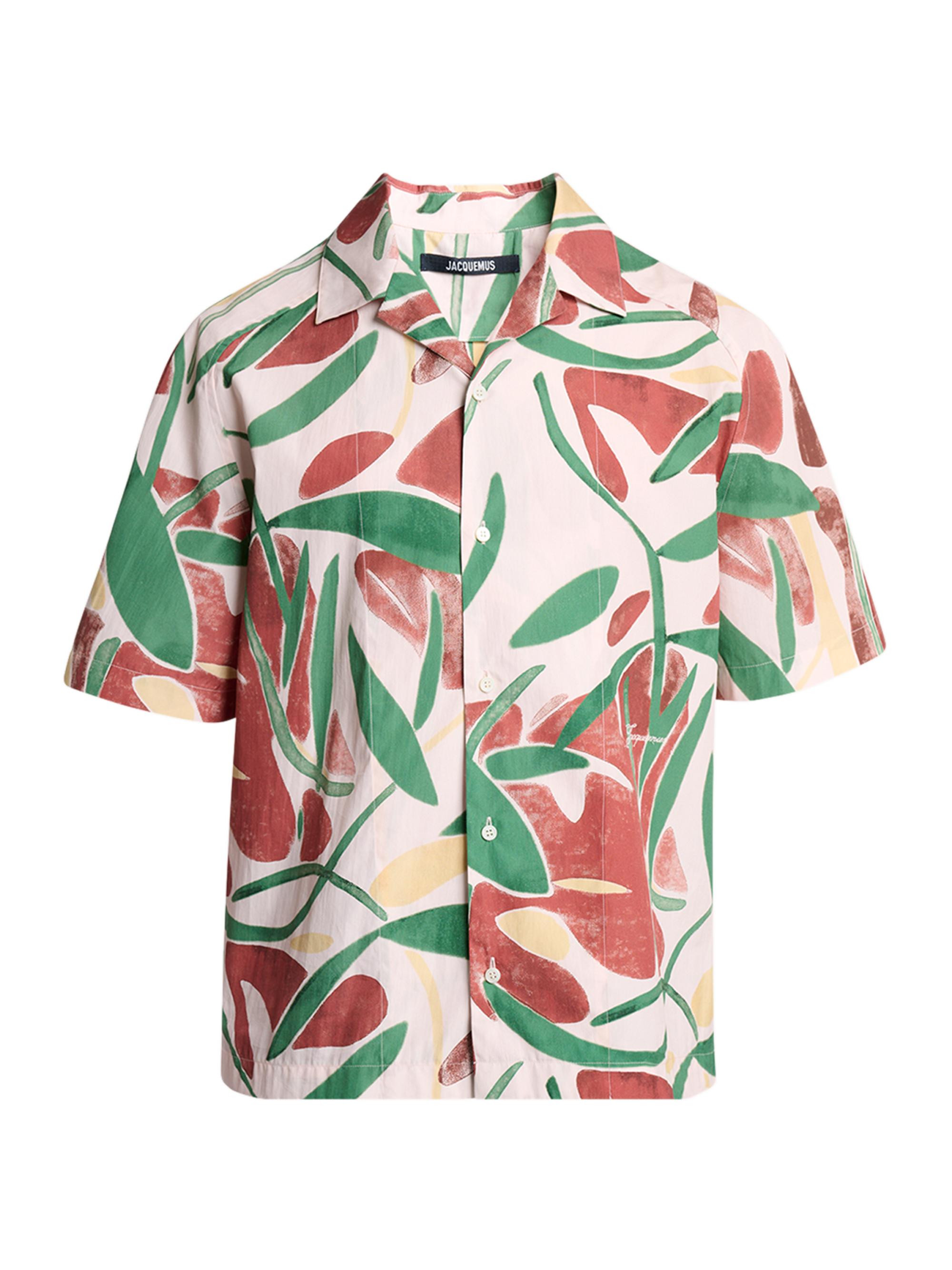 Jacquemus Men's Fonccio Camp Shirt
