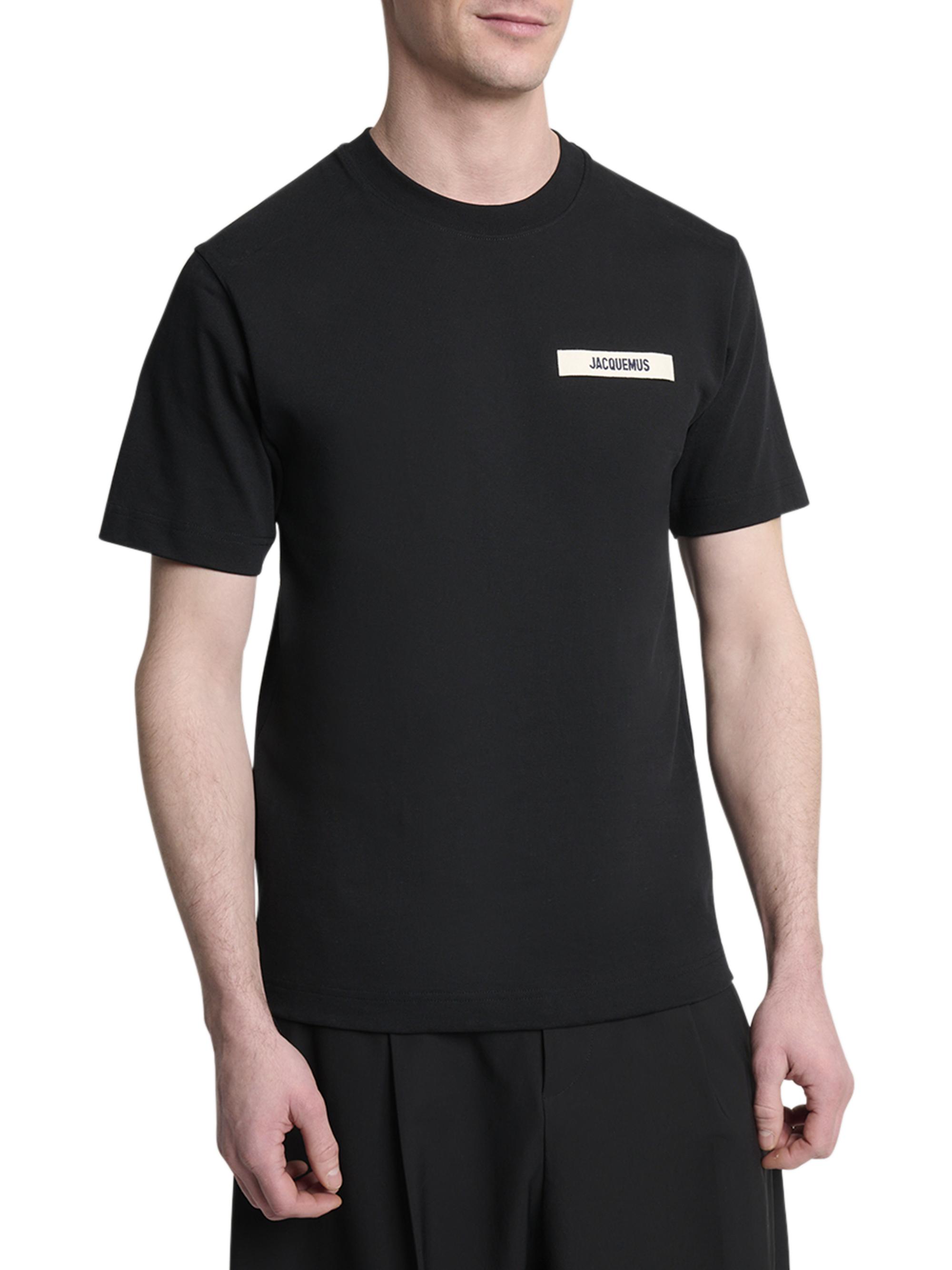 Jacquemus Grosgrain Logo Cotton T-Shirt | Saks Fifth Avenue