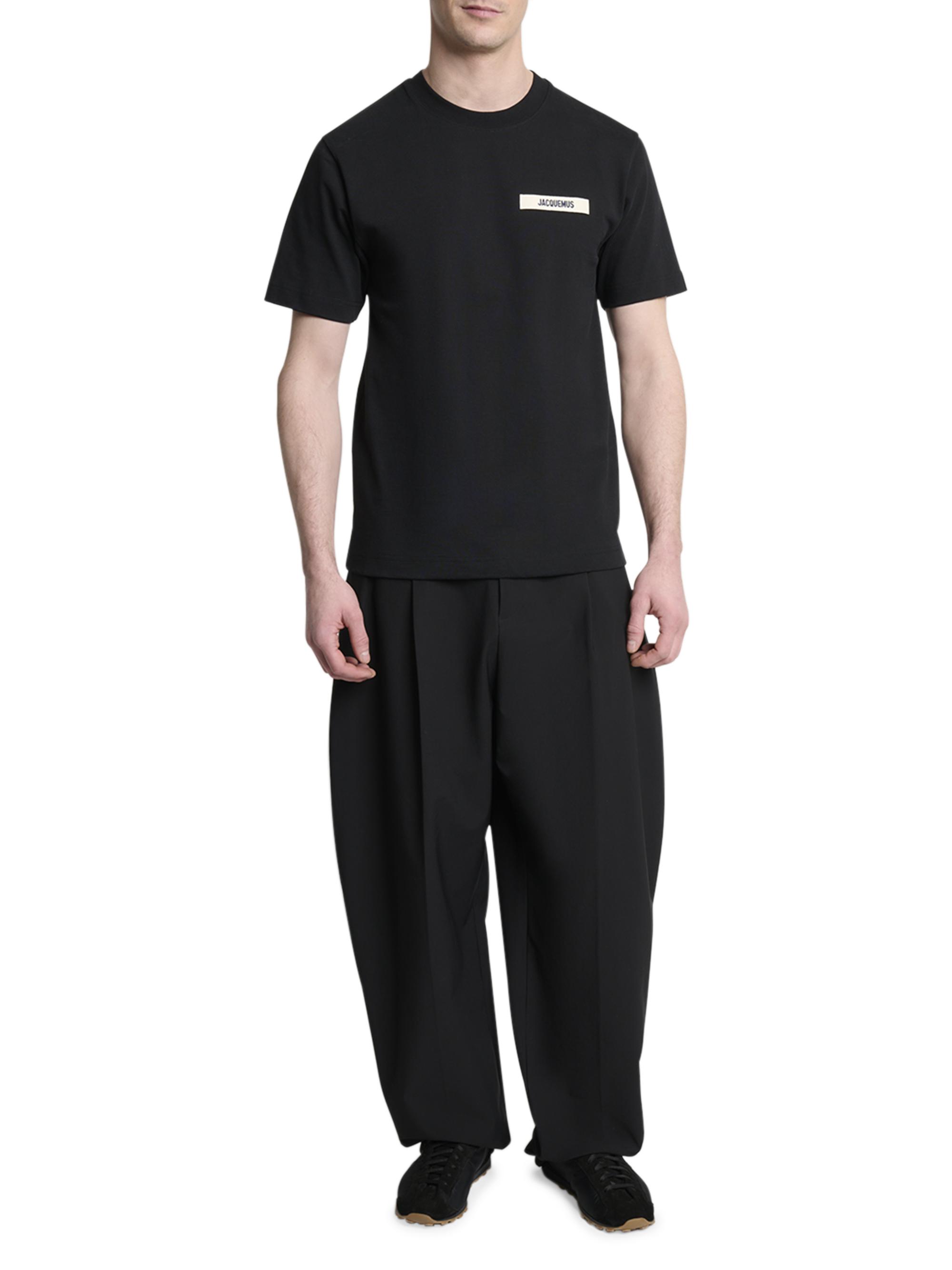 Jacquemus Grosgrain Logo Cotton T-Shirt | Saks Fifth Avenue