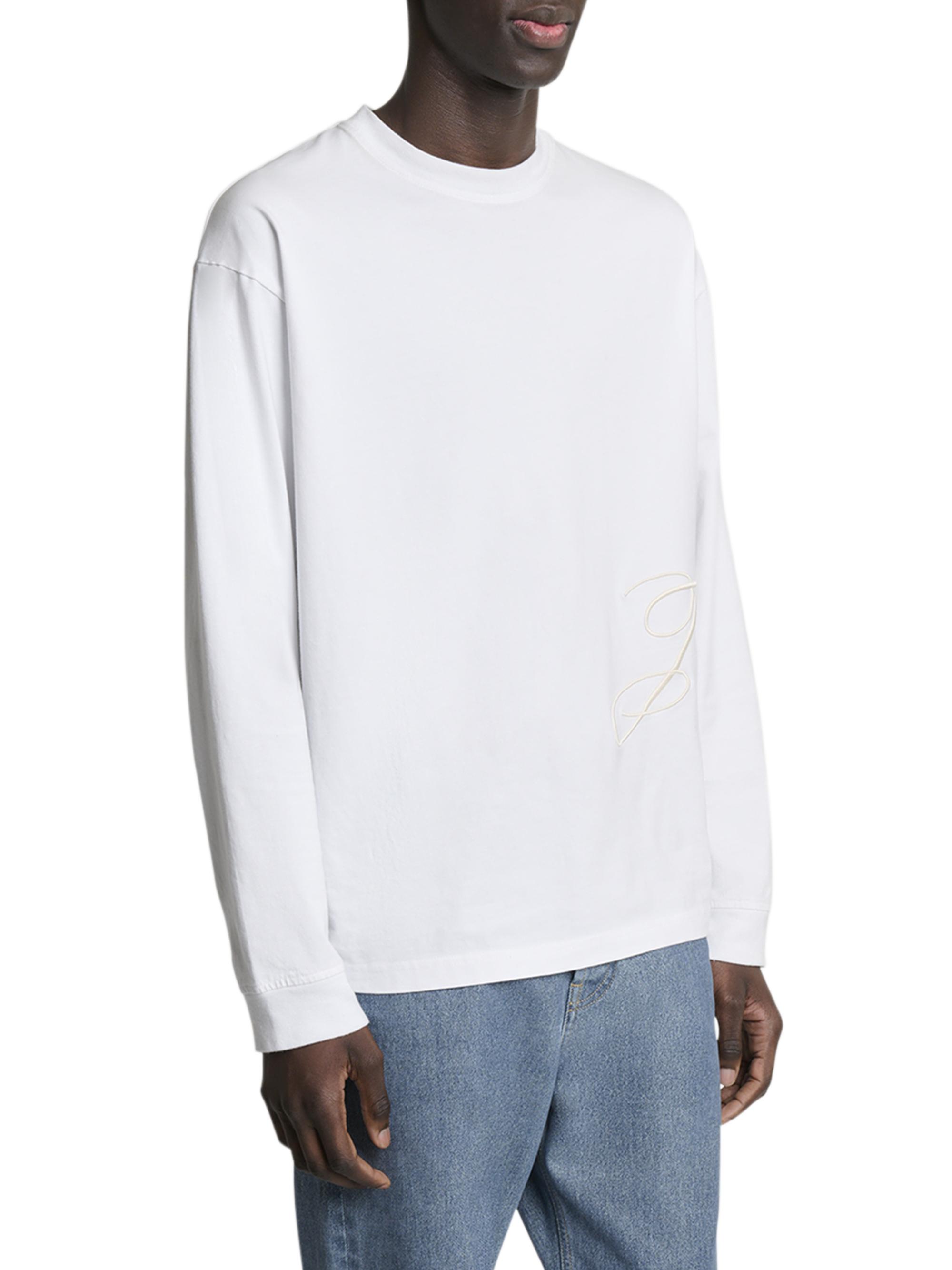 Jacquemus J-Embroidered Long-Sleeve T-Shirt | Saks Fifth Avenue