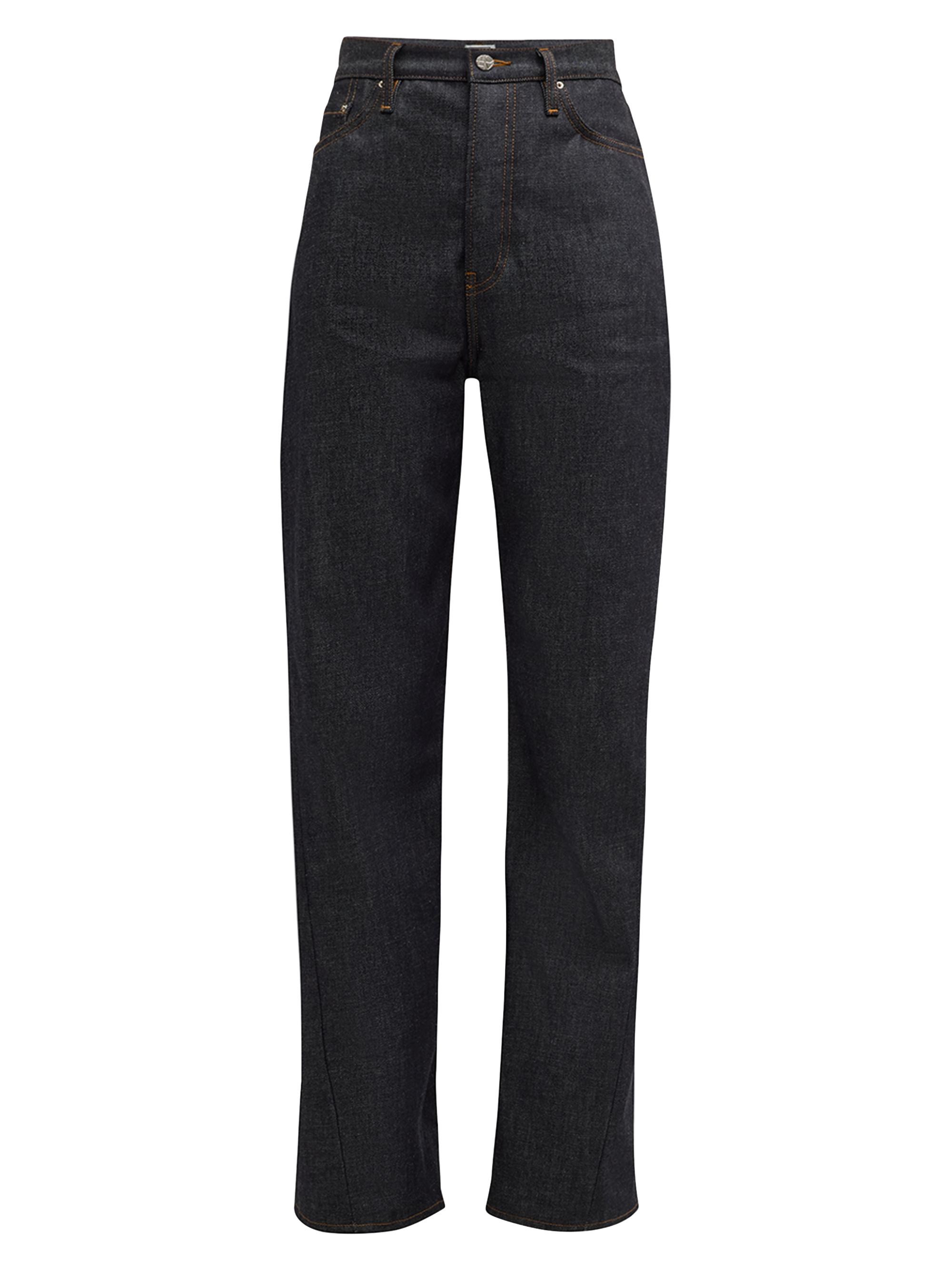 Saint Laurent V-Waist Long Baggy Jeans | Saks Fifth Avenue