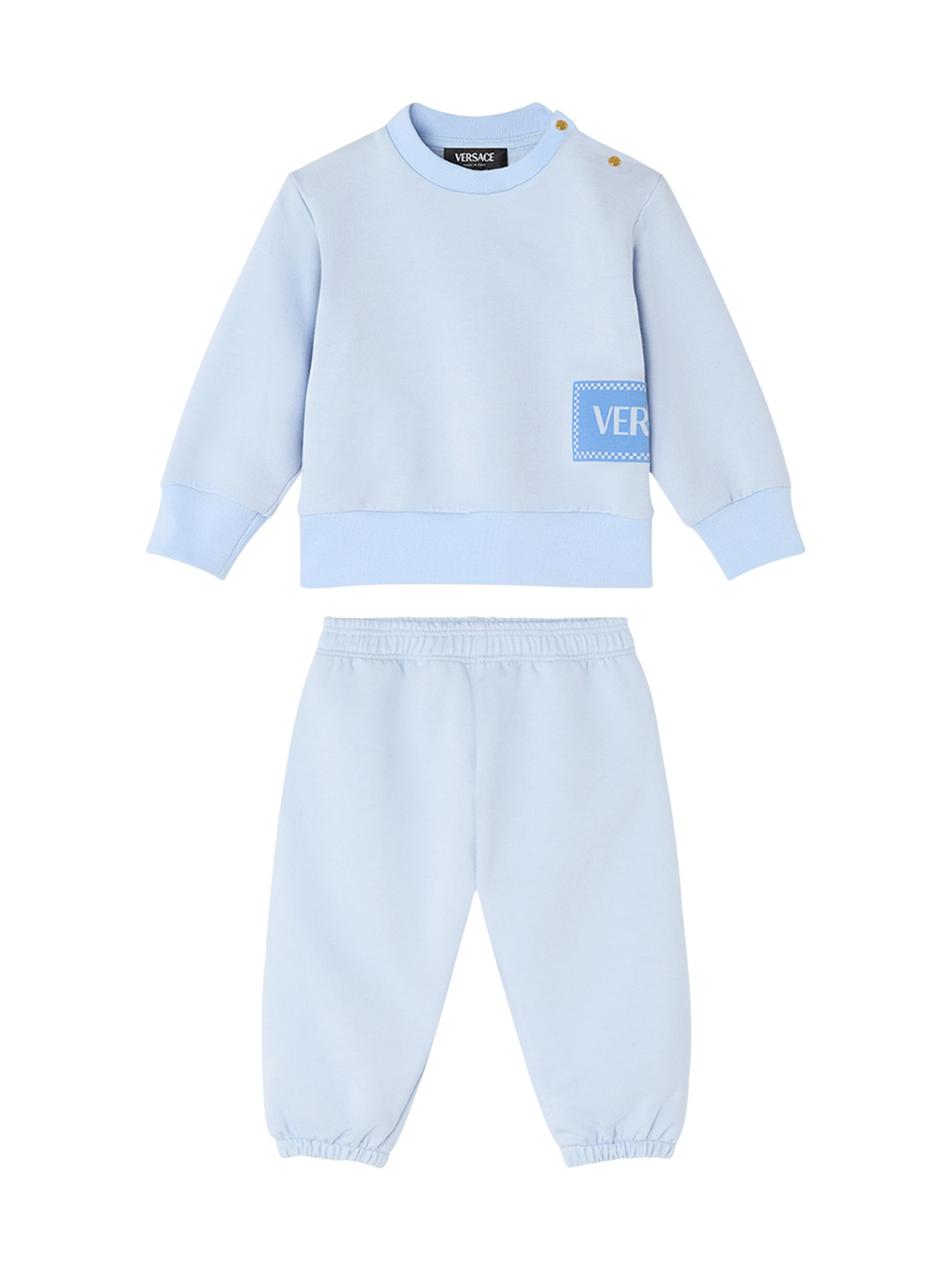 Versace Baby Boy's Vintage Logo Sweatshirt & Joggers Set - Blue 6 Months