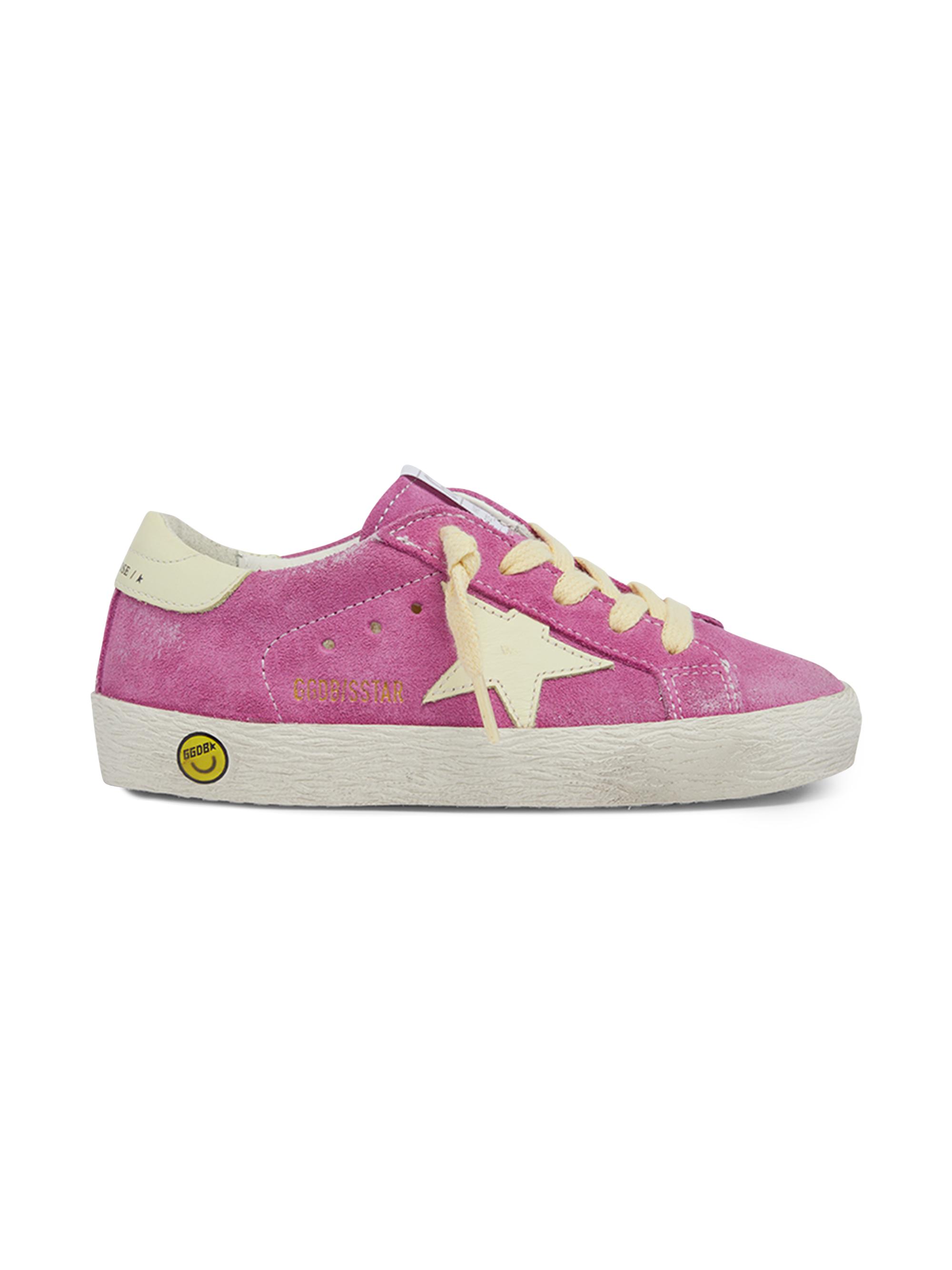 Golden Goose Baby's & Little Girl's Super Star Suede Low-Top Sneakers - Pink 7 (Toddler)