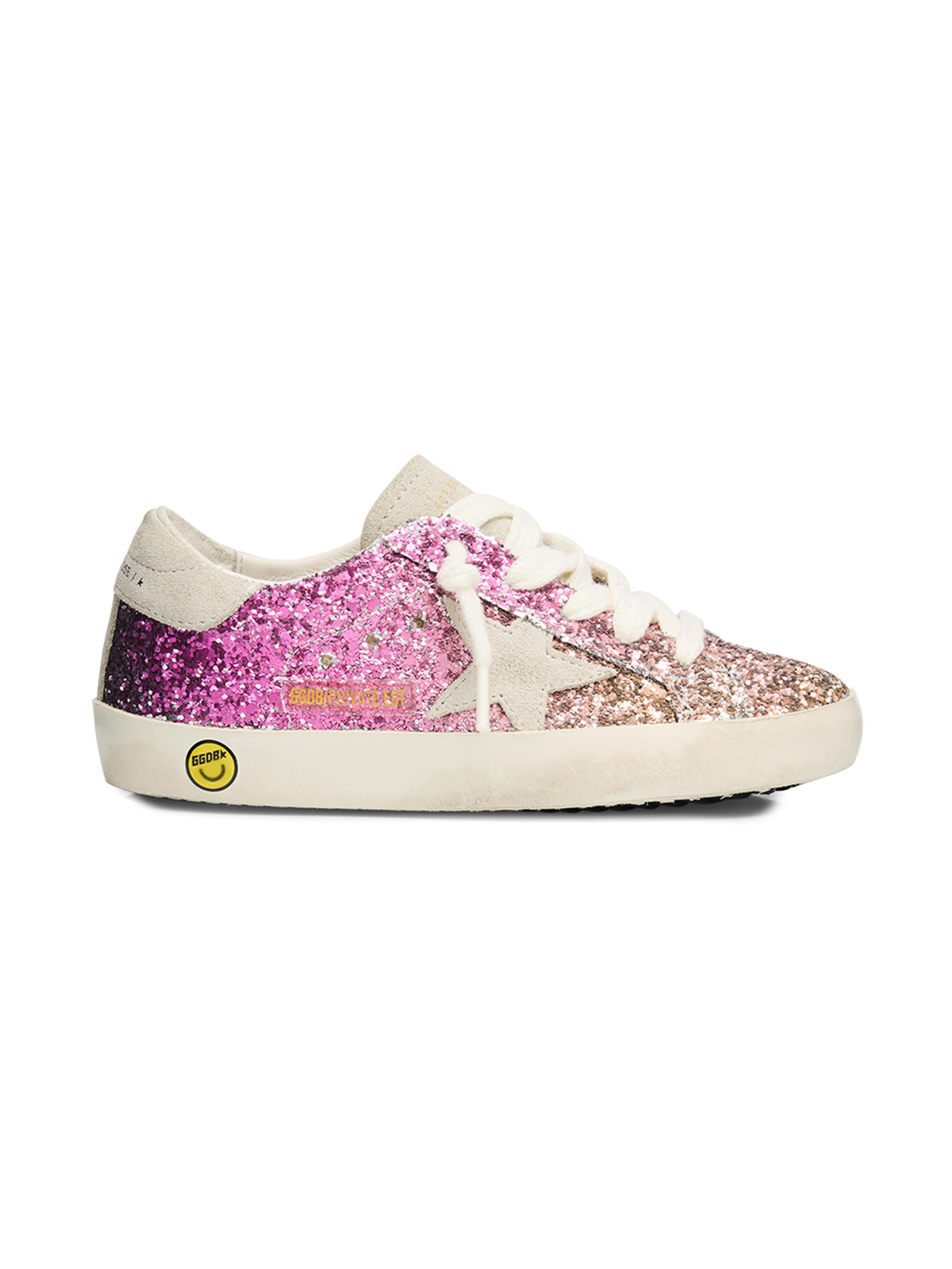 Golden Goose Baby's & Little Girl's Super Star Gradient Glitter Low-Top Sneakers 8 (Toddler)