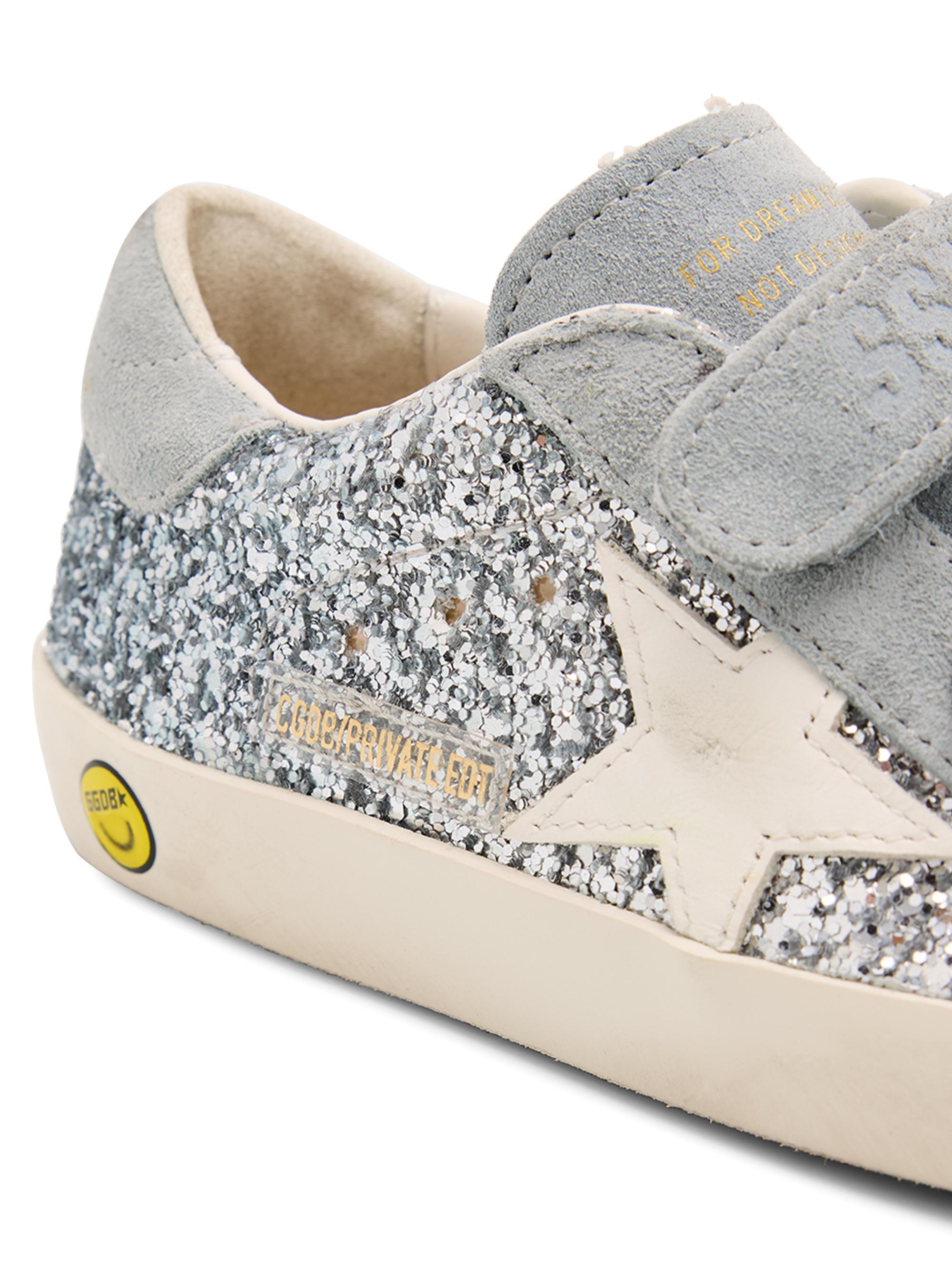 Golden Goose Baby Girl's & Little Girl's Old School Glitter Low-Top Sneakers 9 (Toddler) | Thumbnail 4