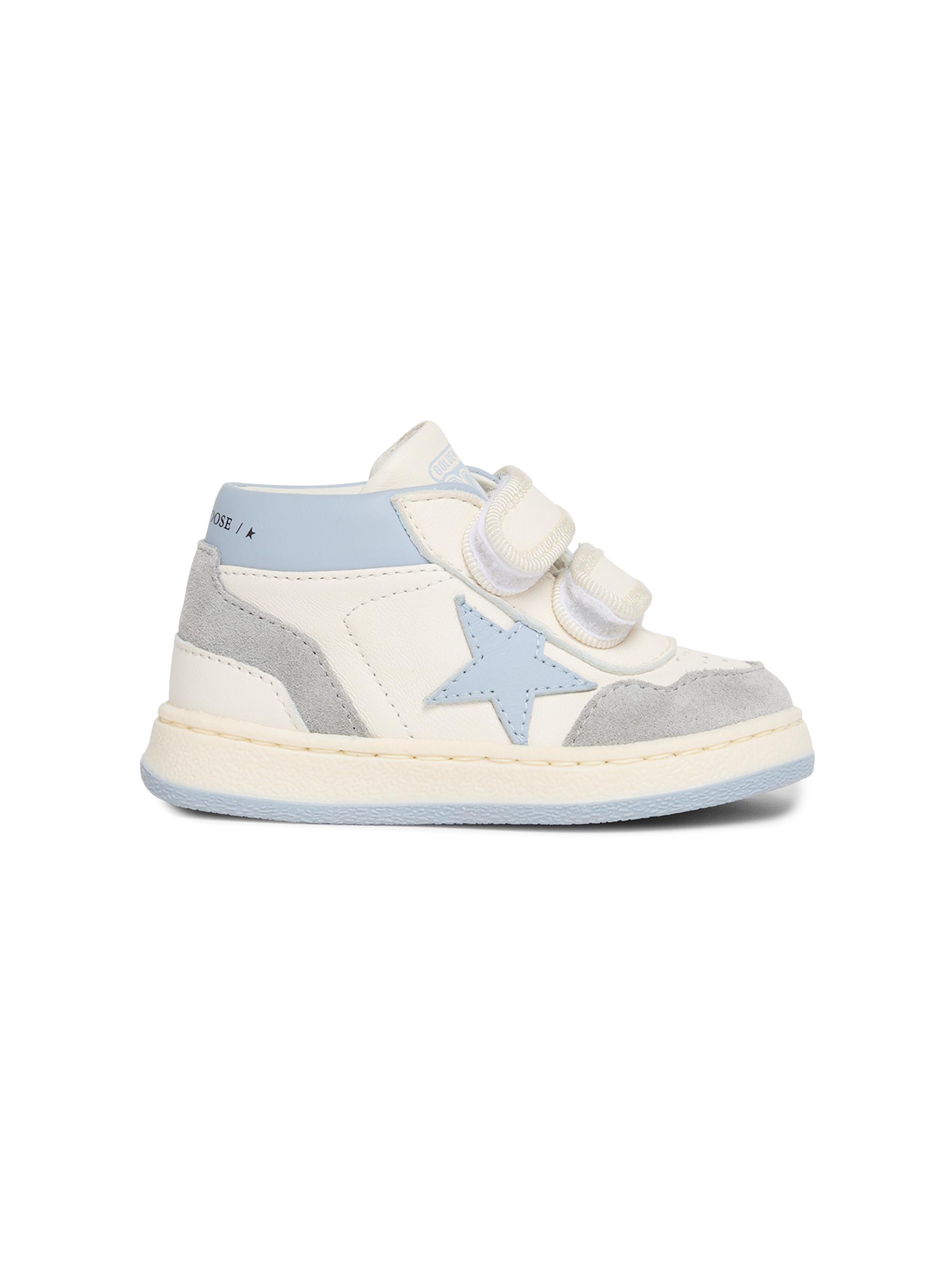 Golden Goose Baby Boy's & Little Boy's June Leather Star Sneakers - White 10 (Toddler)