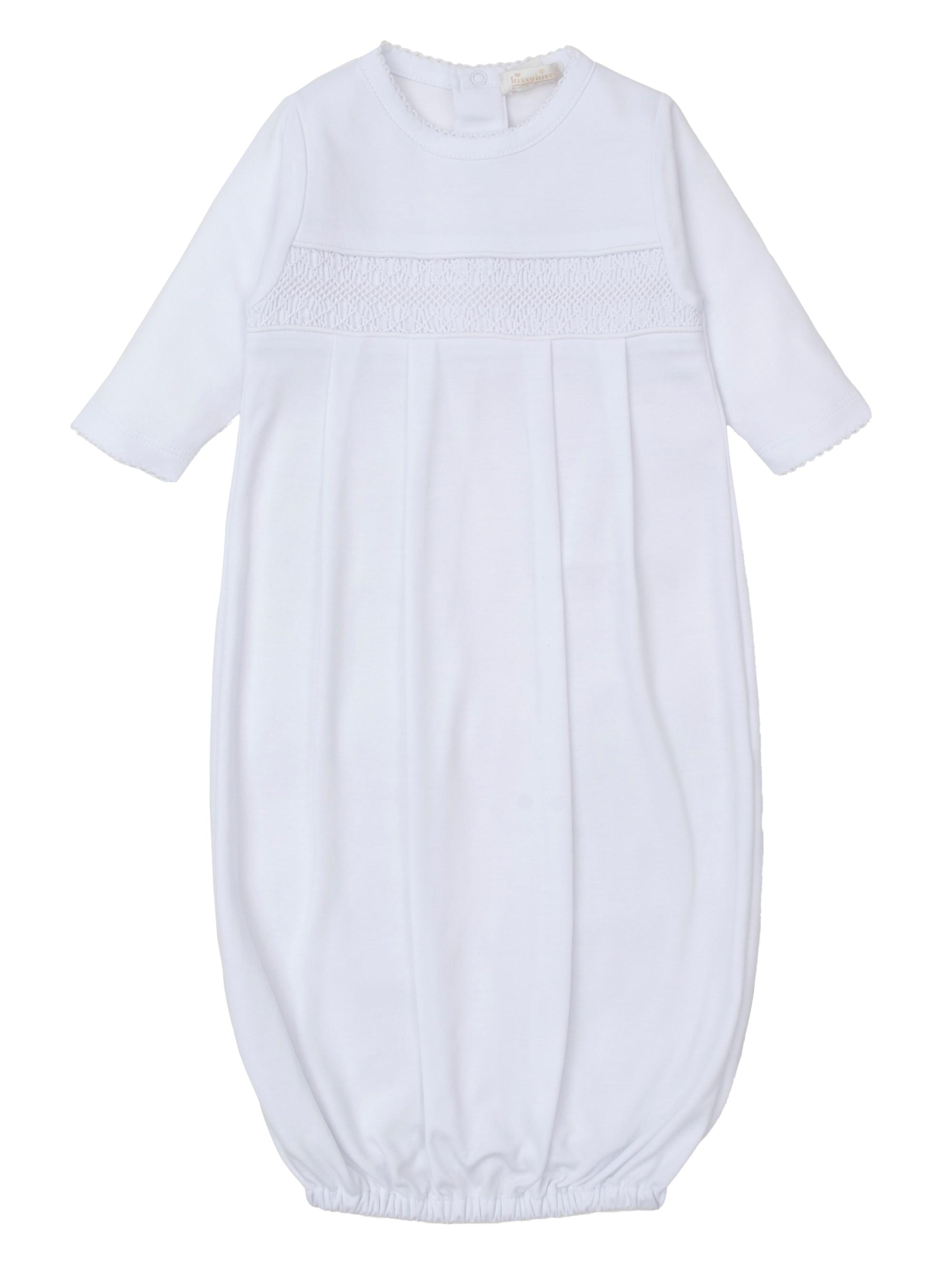 Kissy Kissy Baby's Charmed Cotton Sleeper Gown - White