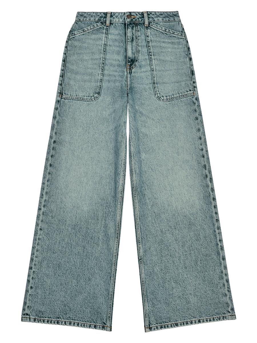 Ba&sh Women's Mellou High-rise Wide-leg Jeans In Blue