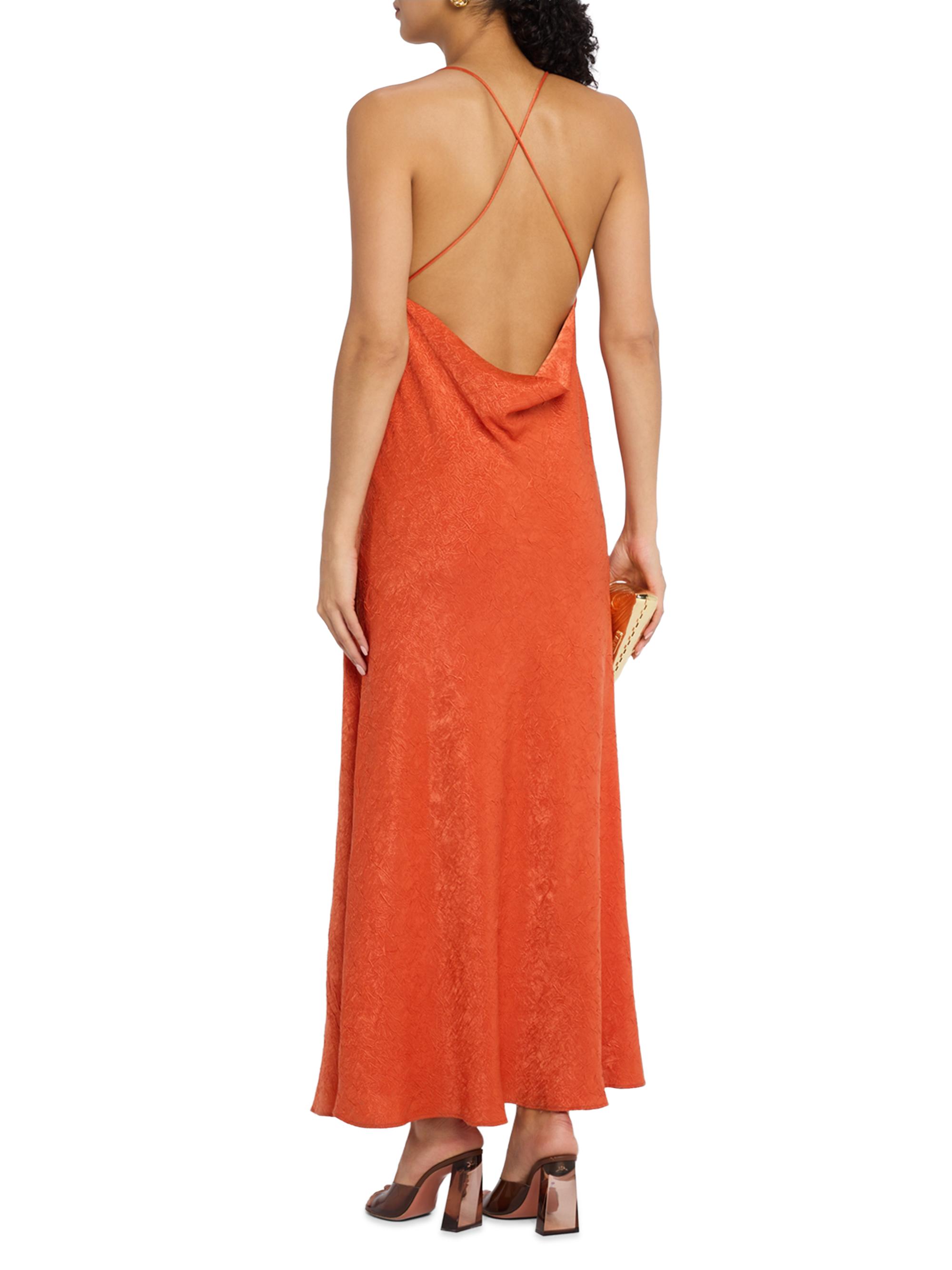significant other annabel asymmetrical satin maxi dress Buy Significant Other Green Annabel Bias-cut Maxi Dress in Satin For Women  Online