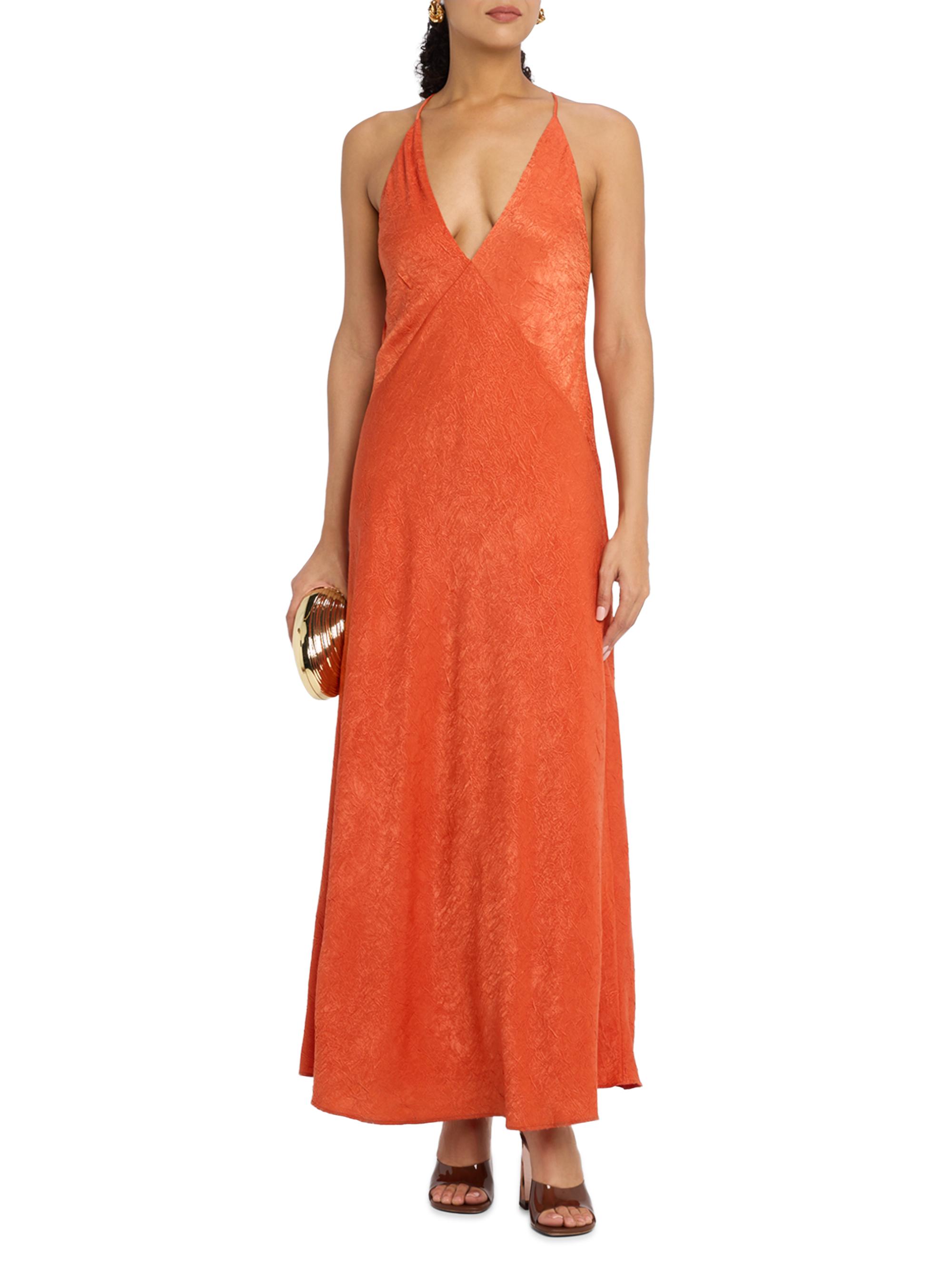 Significant Other Women's Arielle Plunging Maxi Dress - Red - Size 10