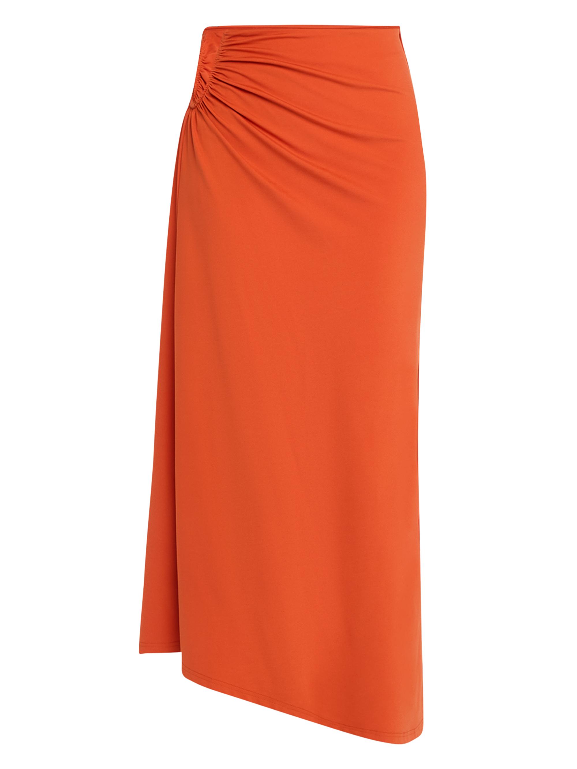 Significant Other Women's Shelby U-Ring Draped Maxi Skirt - Red
