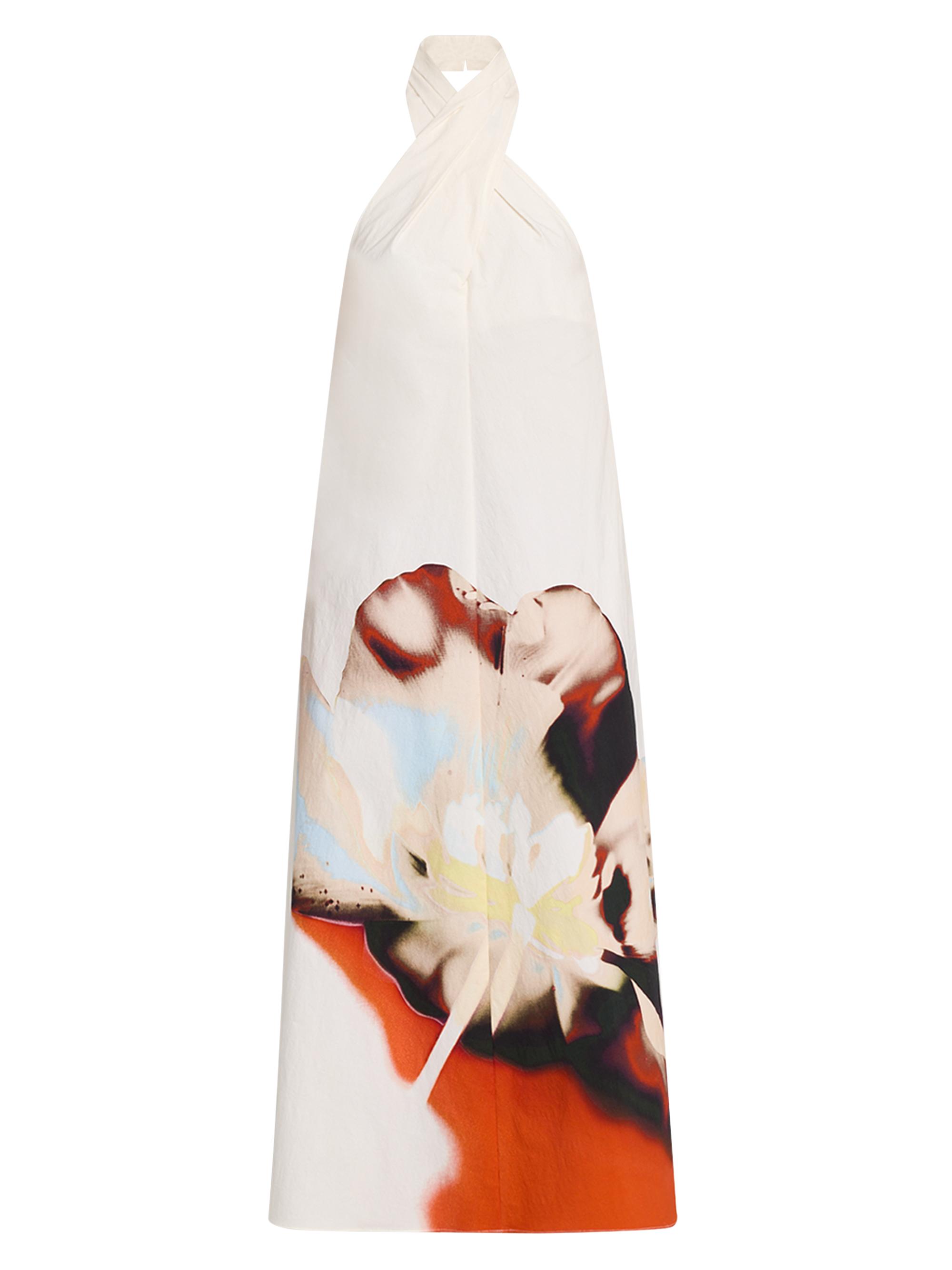 Significant Other Women's Astryd Halter Placement Print Maxi Dress - White Pattern