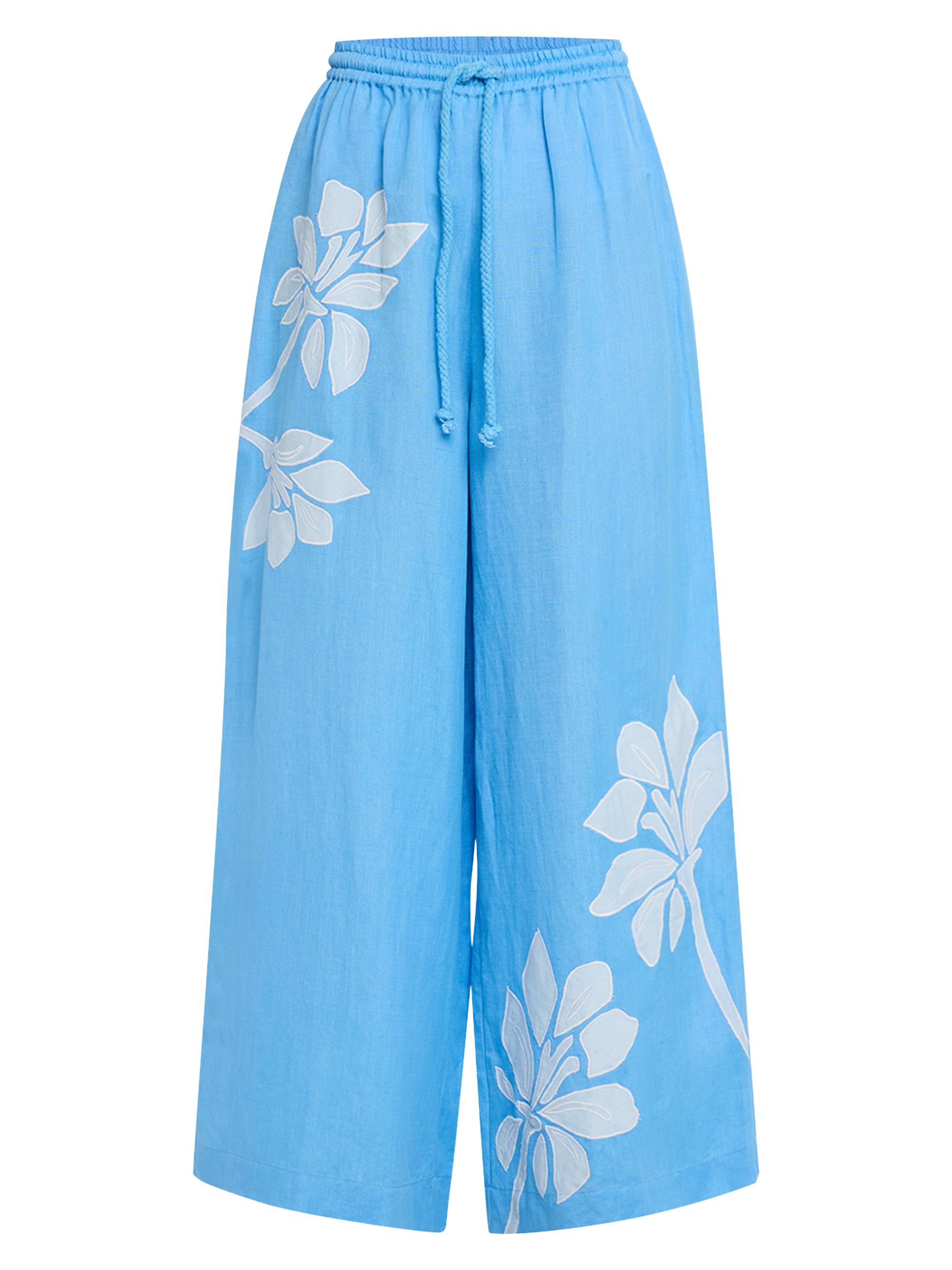 Significant Other Women's Tammy Drawstring Pants - Blue Pattern