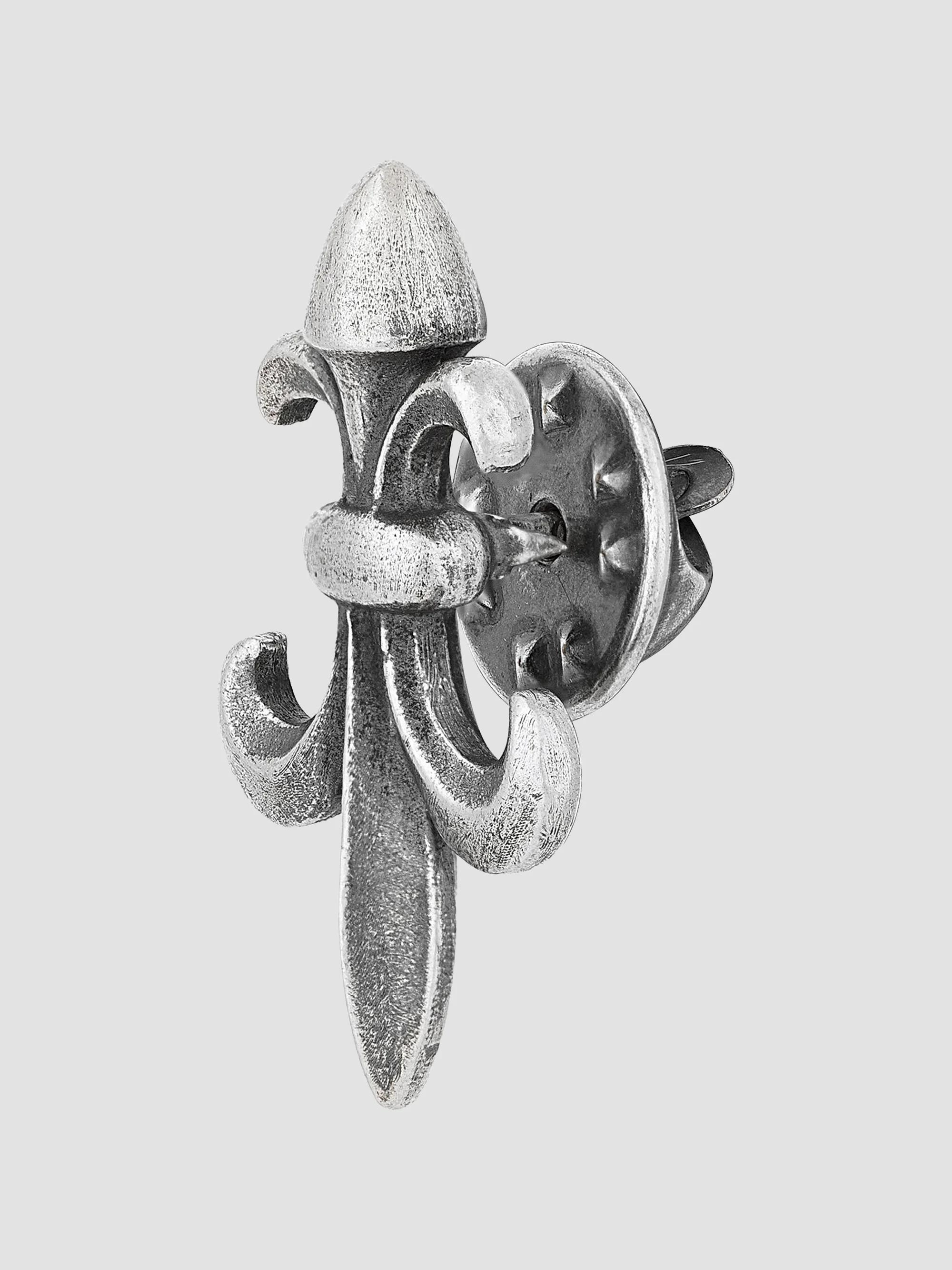John Varvatos Men's Fleur De Lis Sterling Silver Brooch - Silver | Thumbnail 2