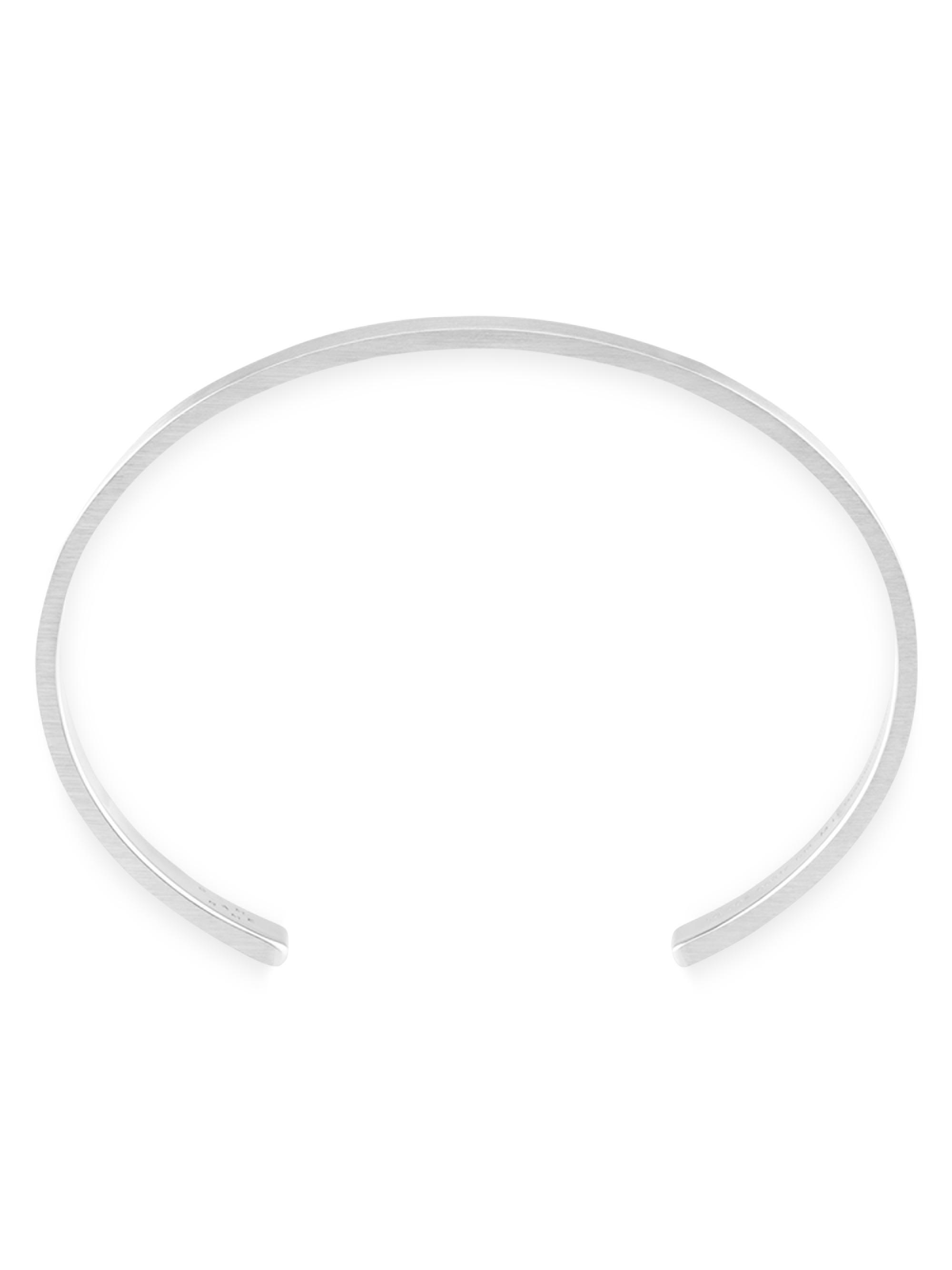 Le Gramme Men's 21 Grammes Sterling Silver Cuff Bracelet - Silver