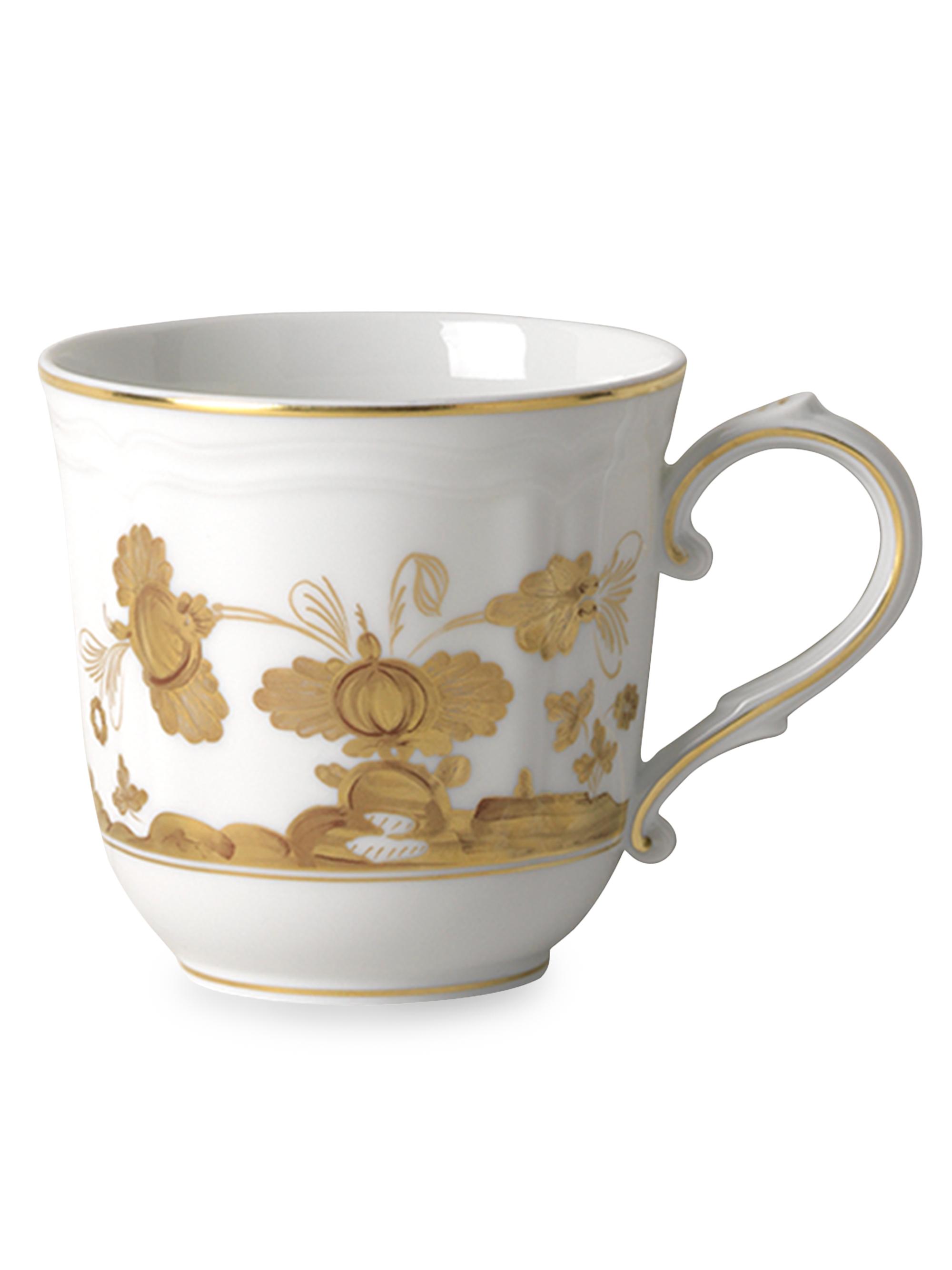Ginori 1735 Oriente Italiano Aurum Mug - White Gold