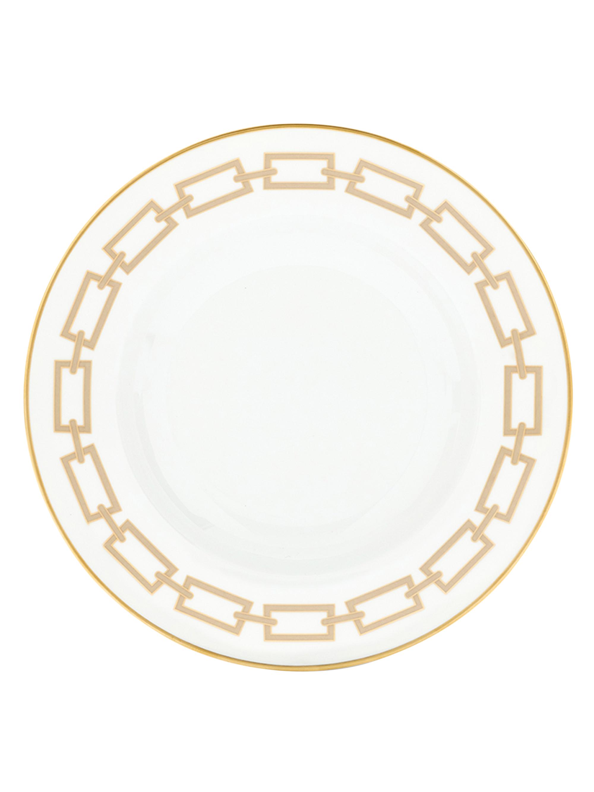 Ginori 1735 Catenedi Catene Cachemire Soup Plate - Beige