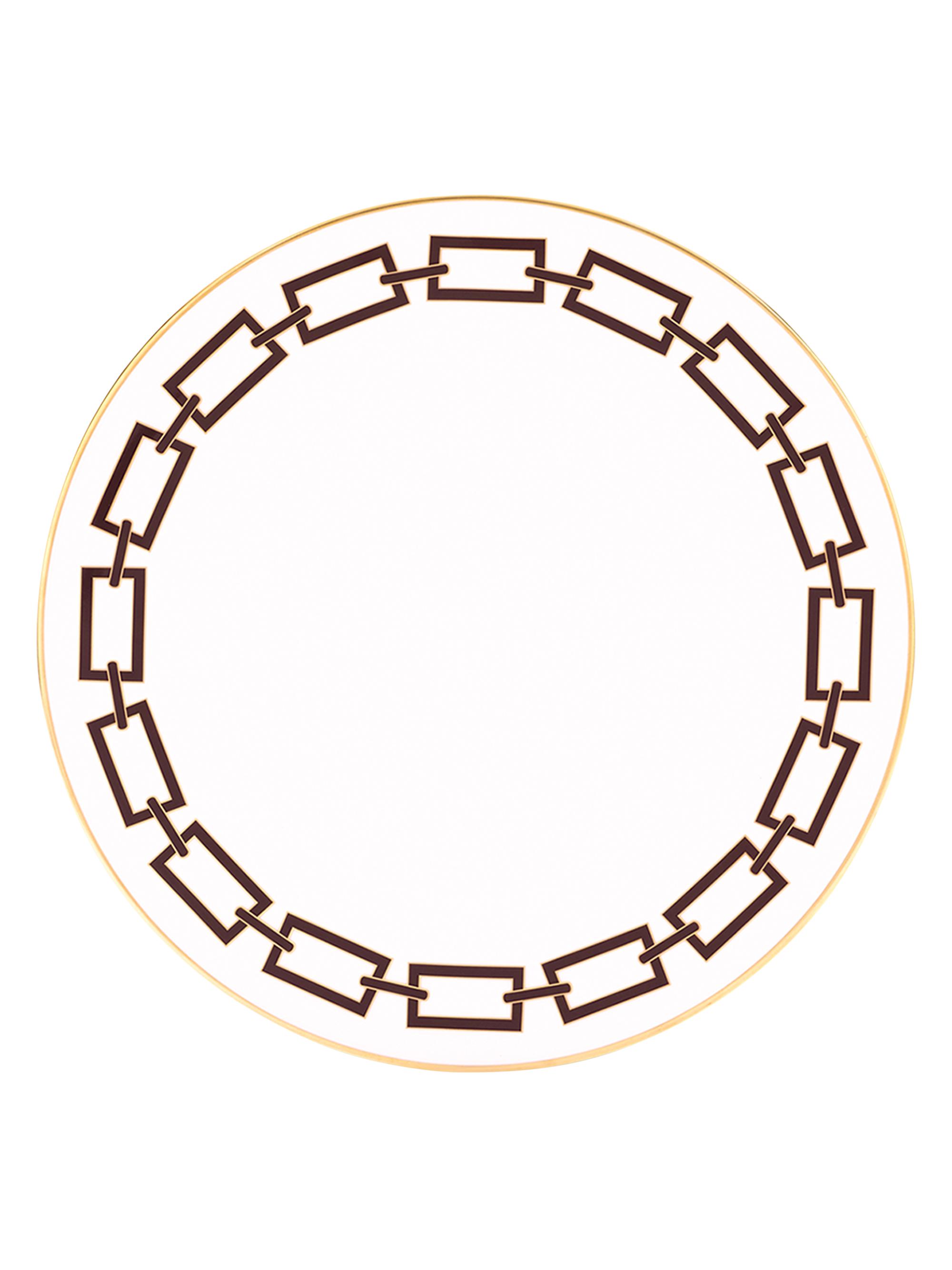 Ginori 1735 Catenedi Catene Ebano Charger Plate - Brown