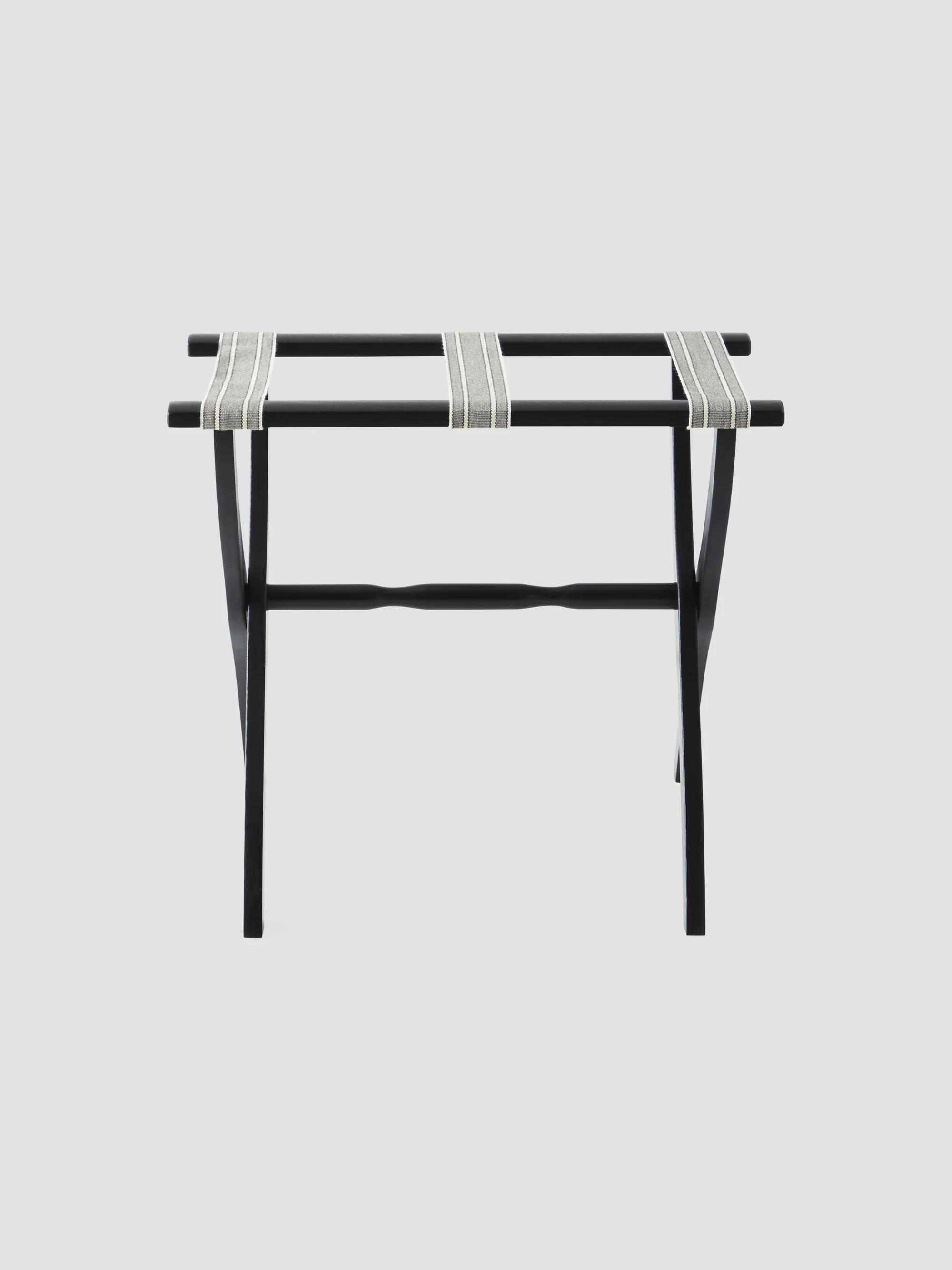 Dual Stripe Luggage Rack - Black Grey