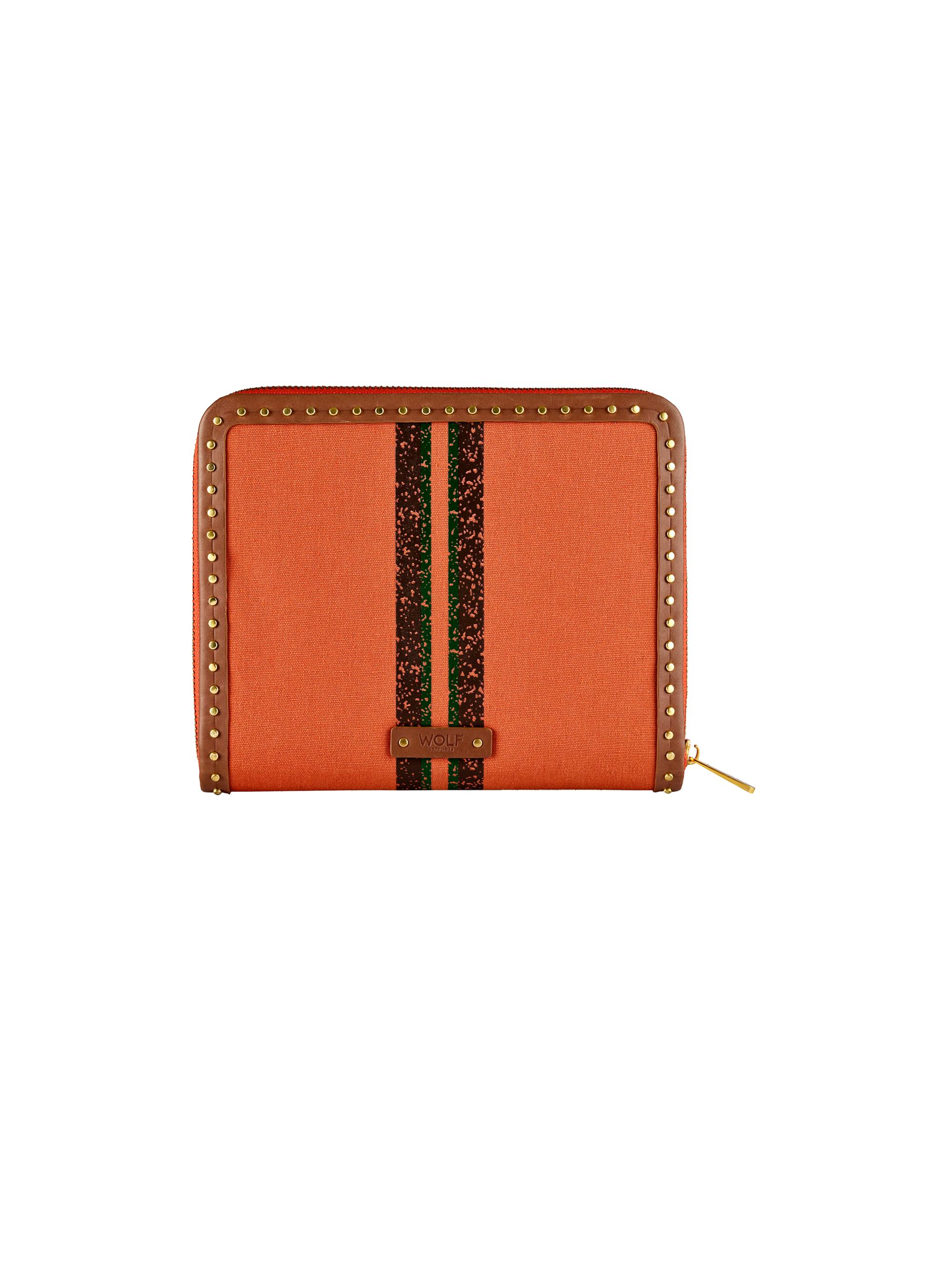 Wolf Ida Travel Zip Jewelry Portfolio - Khaki