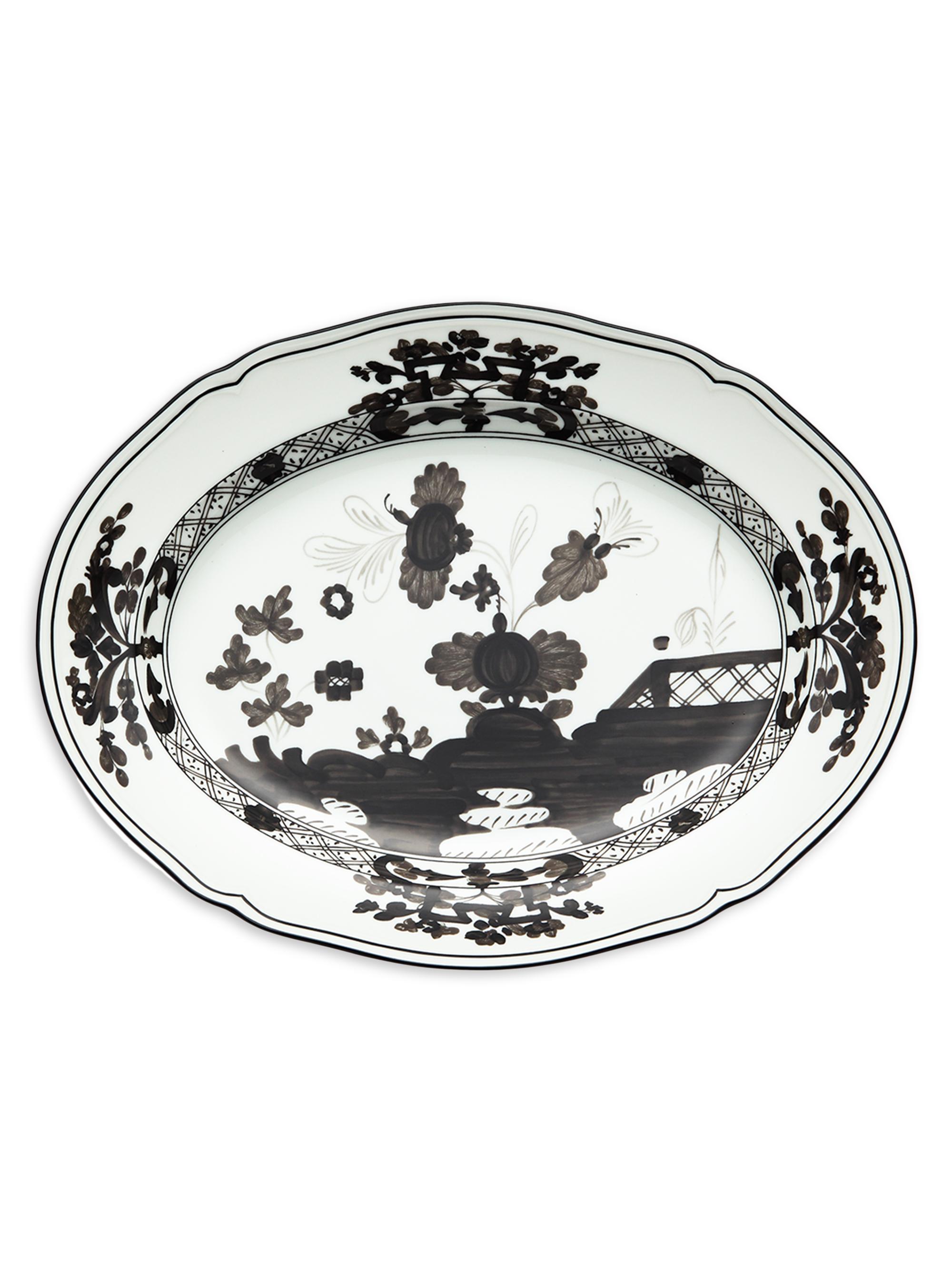 Ginori 1735 Oriente Italiano Oval Platter - White