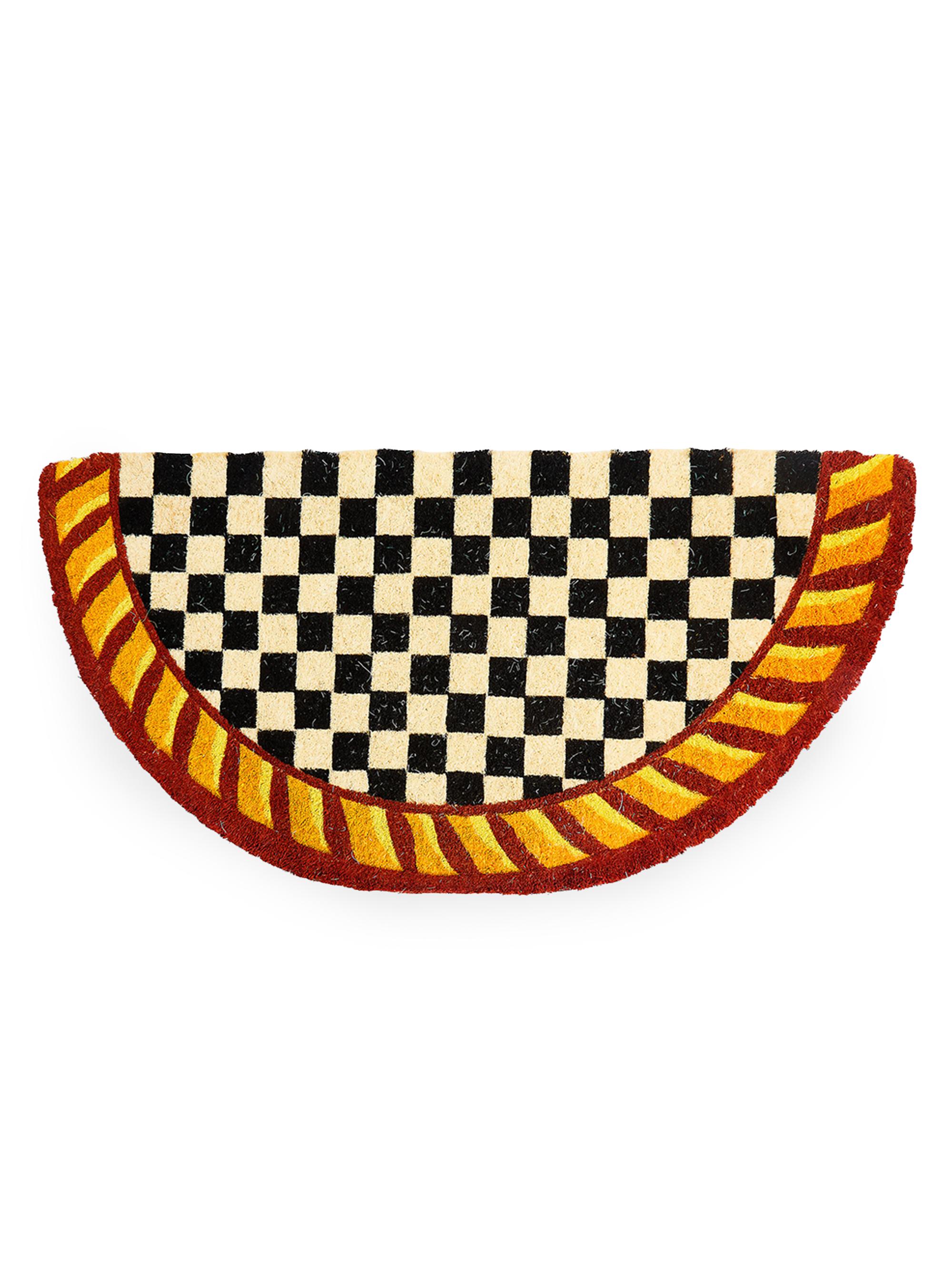 MacKenzie-Childs Courtly Check Doormat