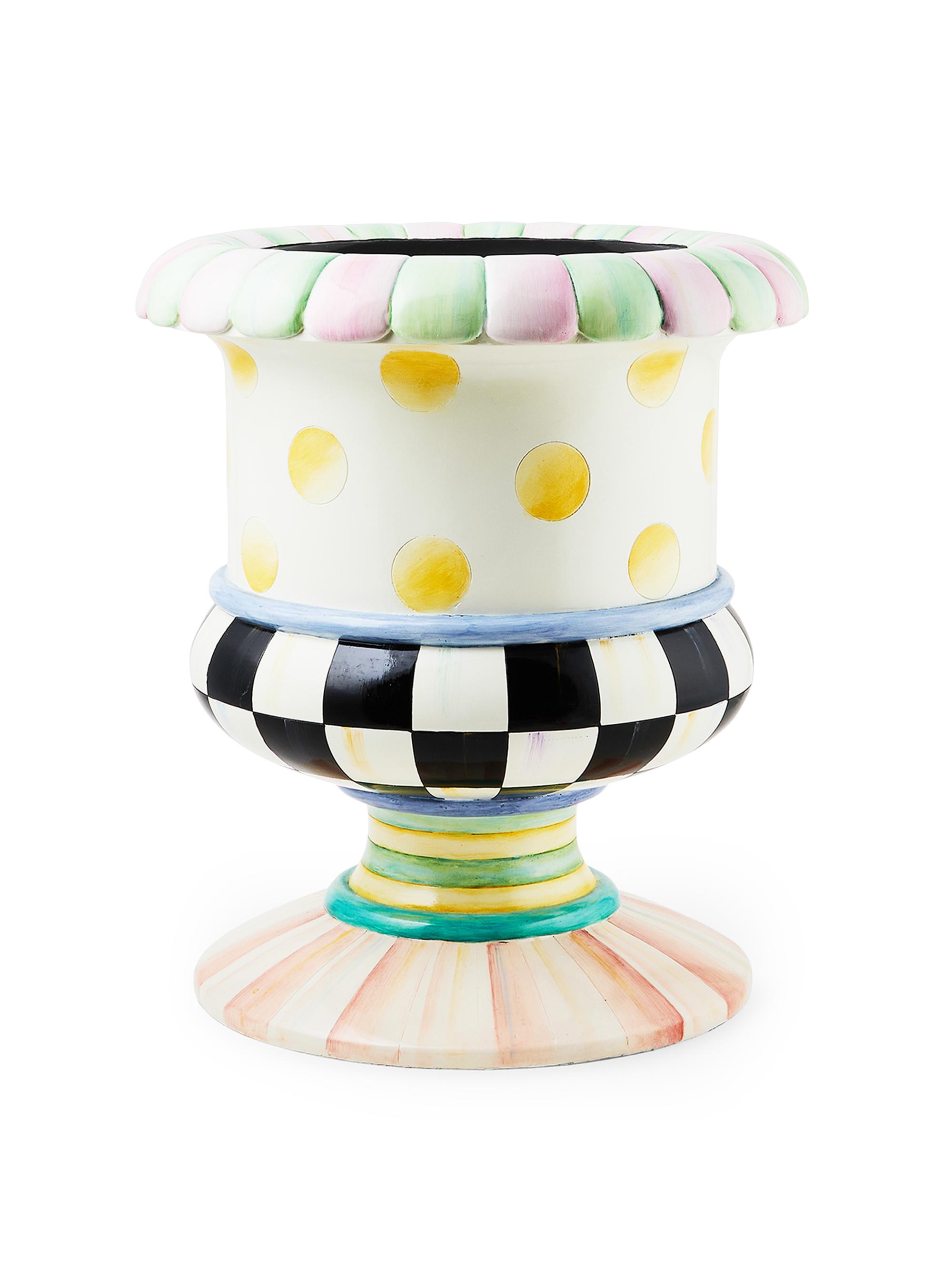 MacKenzie-Childs Rosy Meadow Small Urn