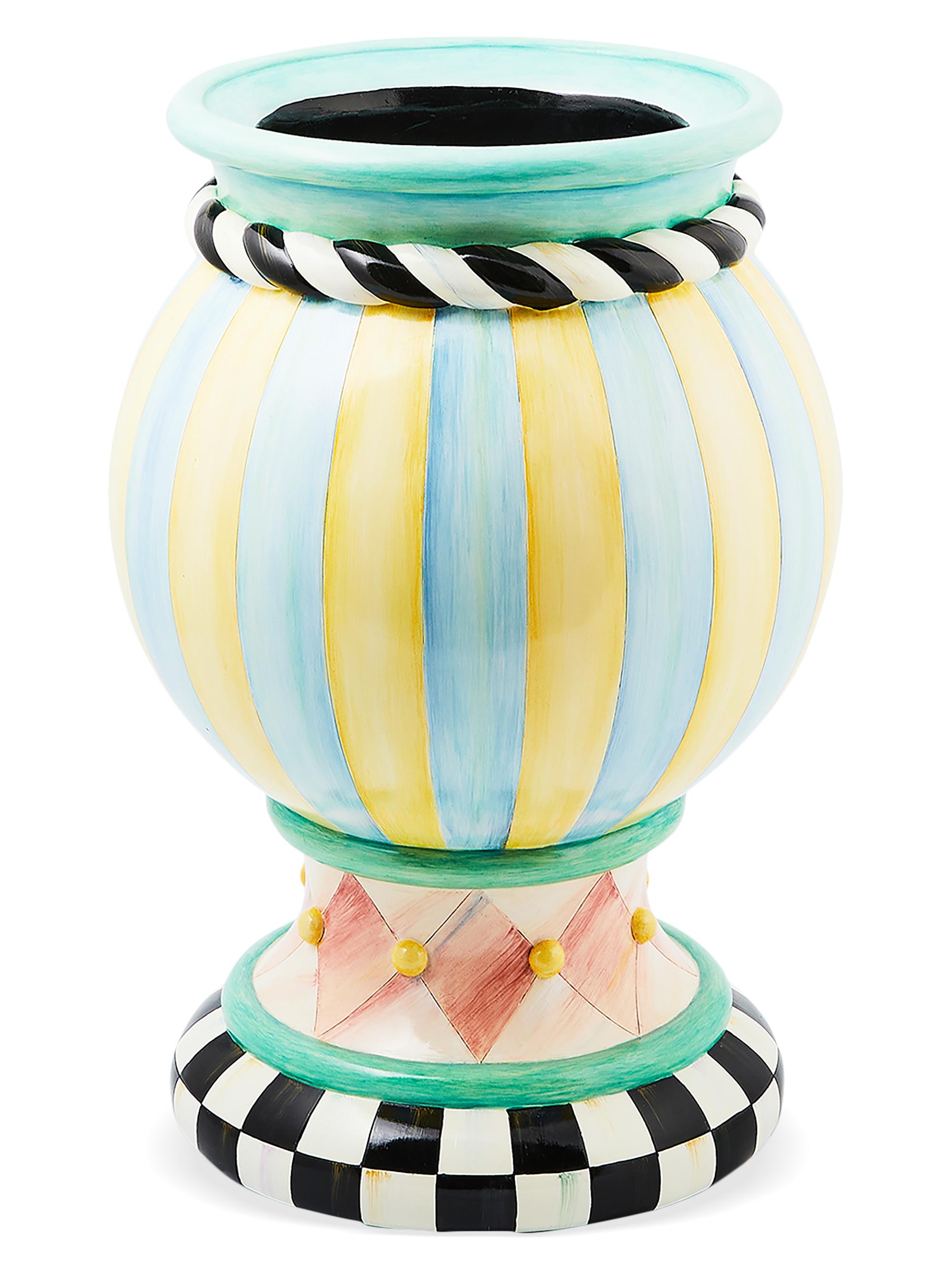 MacKenzie-Childs Rosy Meadow Medium Urn
