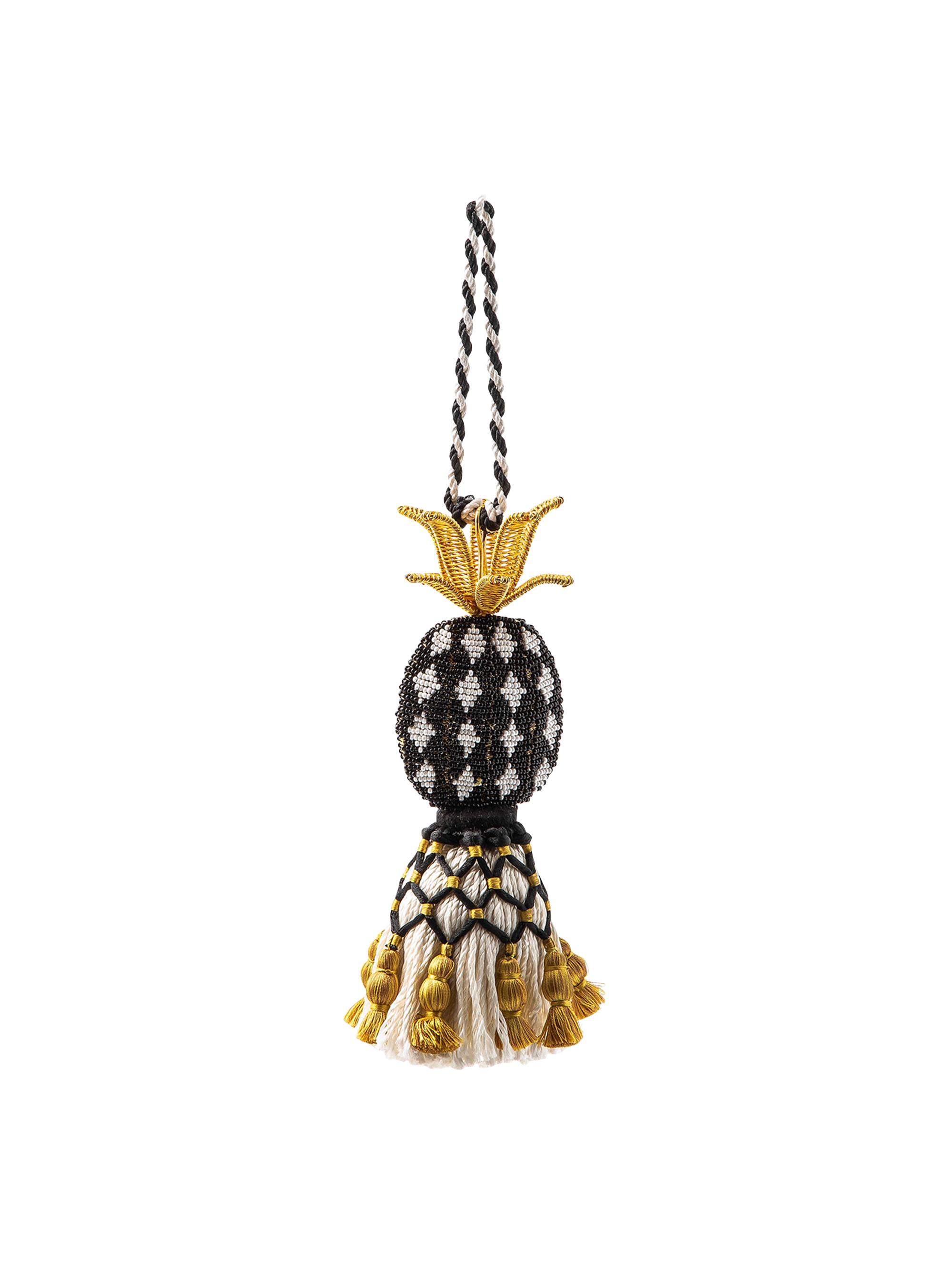MacKenzie-Childs Beaded Pineapple Tassel