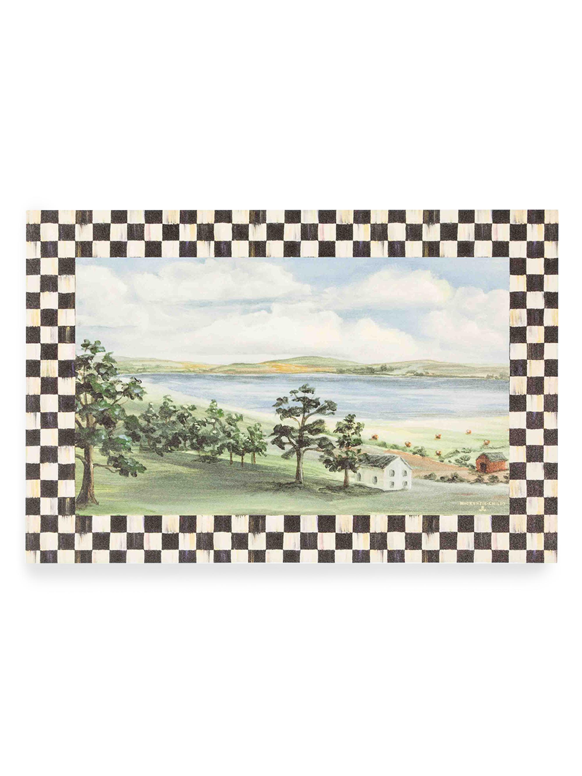 MacKenzie-Childs Courtly Check Landscape Floor Mat