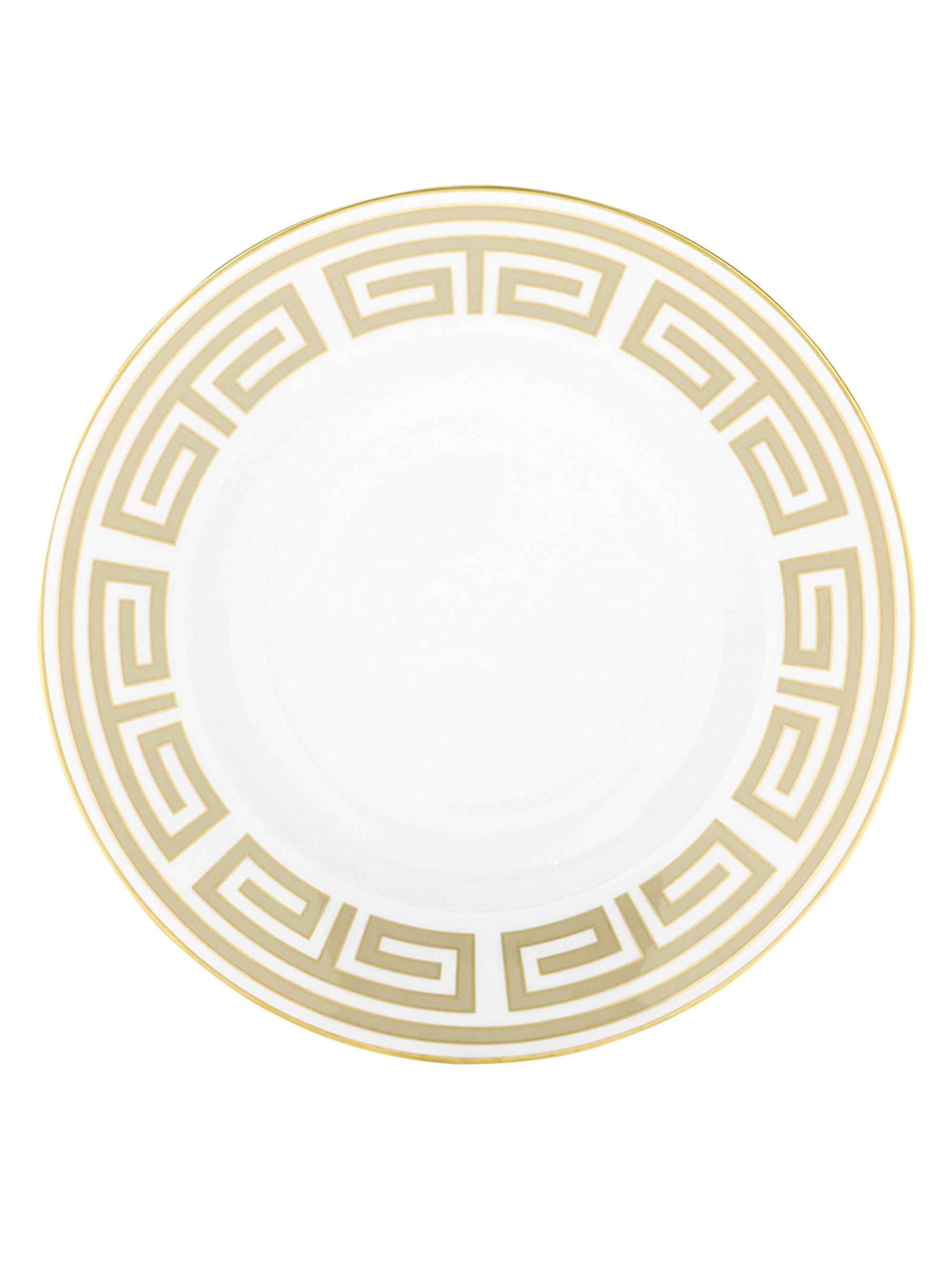 Ginori 1735 Labirinto Cachemire Soup Plate - Beige