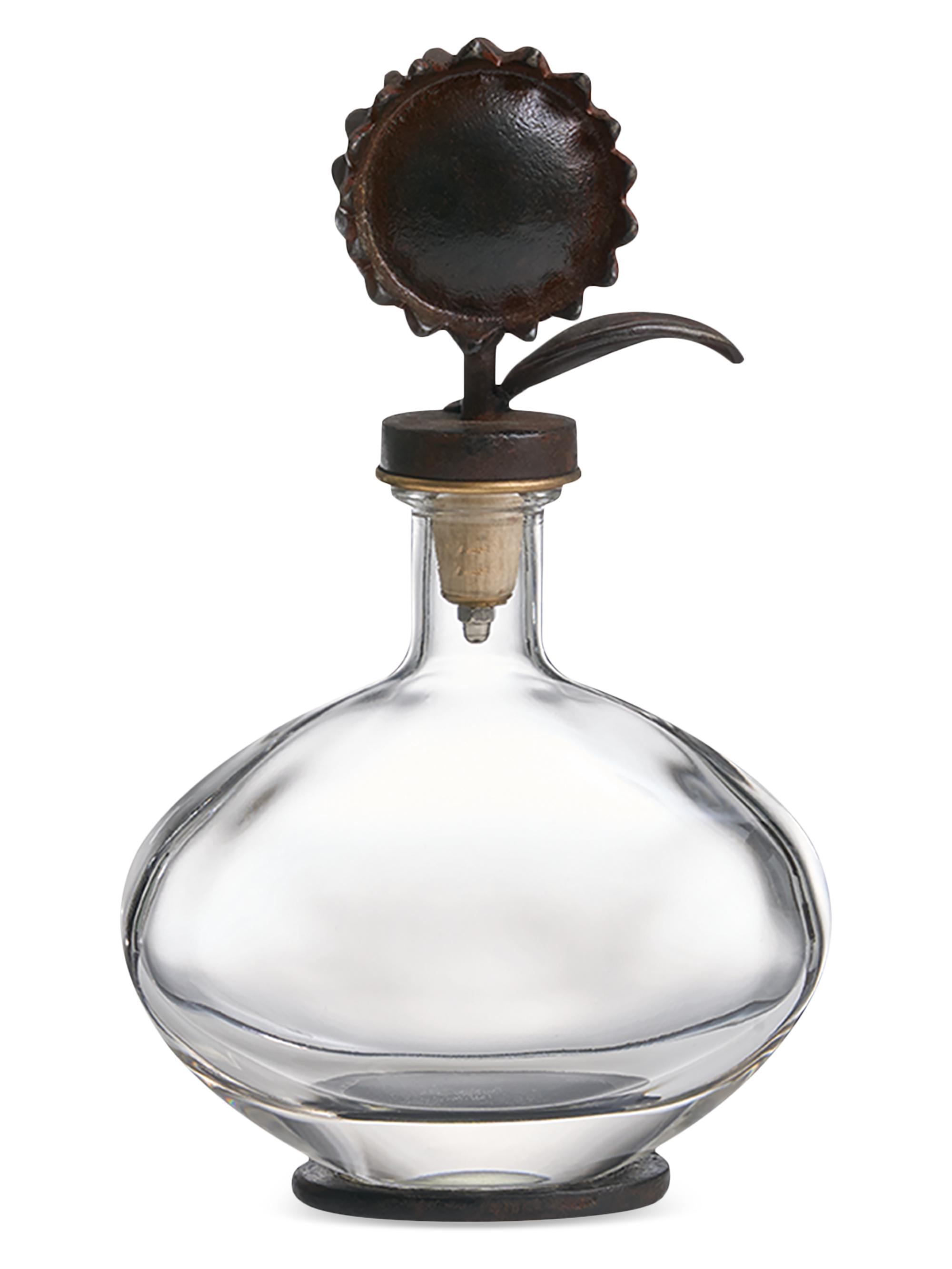 Jan Barboglio Girasol Iron-Glass Decanter