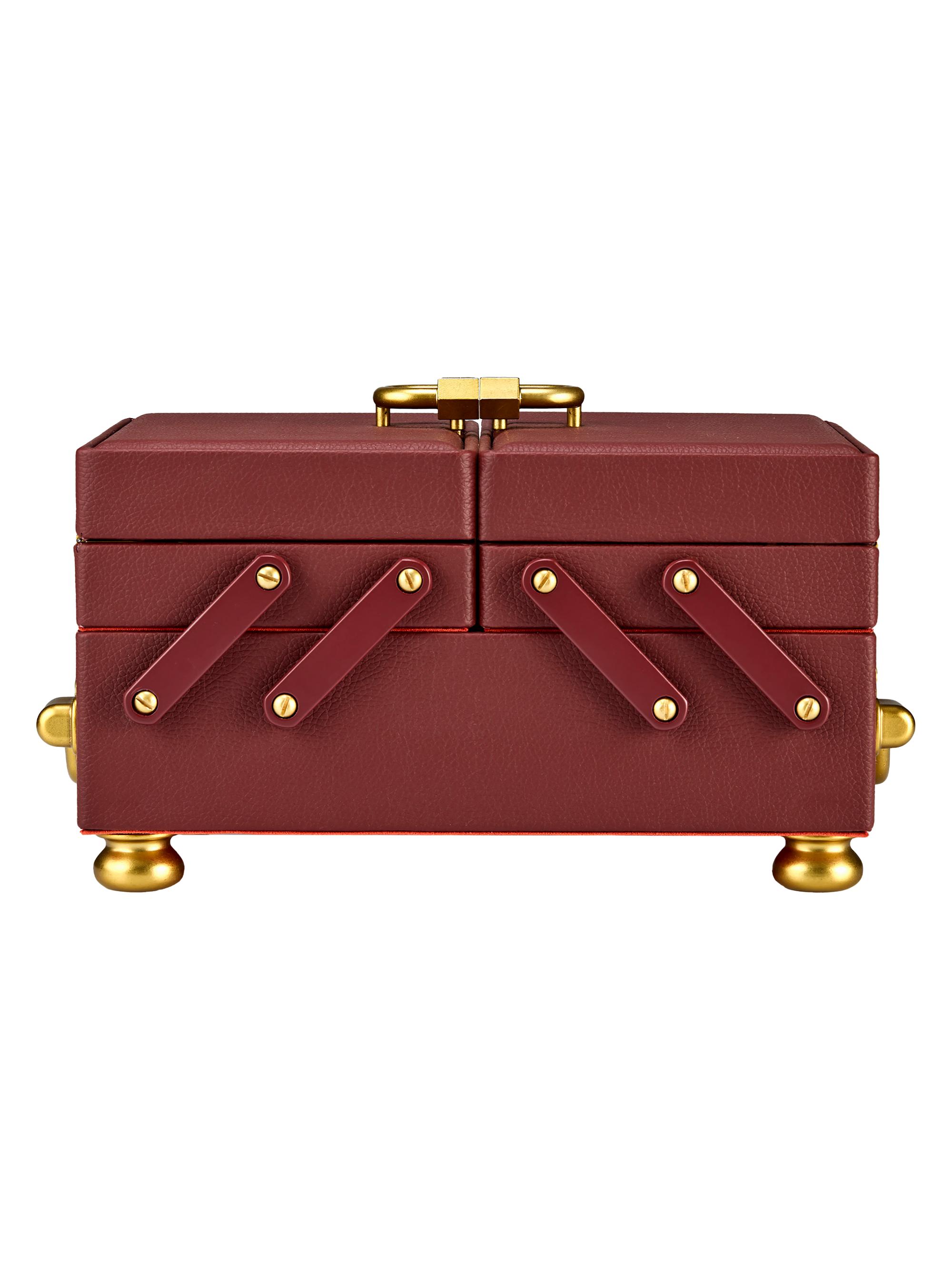 Wolf Maria Square Quilted Leather Zip Jewelry Case | Saks Fifth Avenue