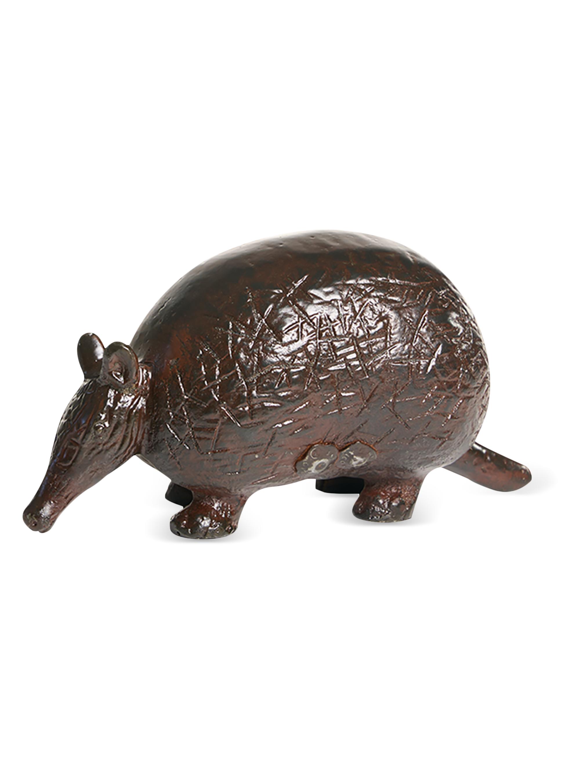 Jan Barboglio Armadillo Decorative Object - Brown