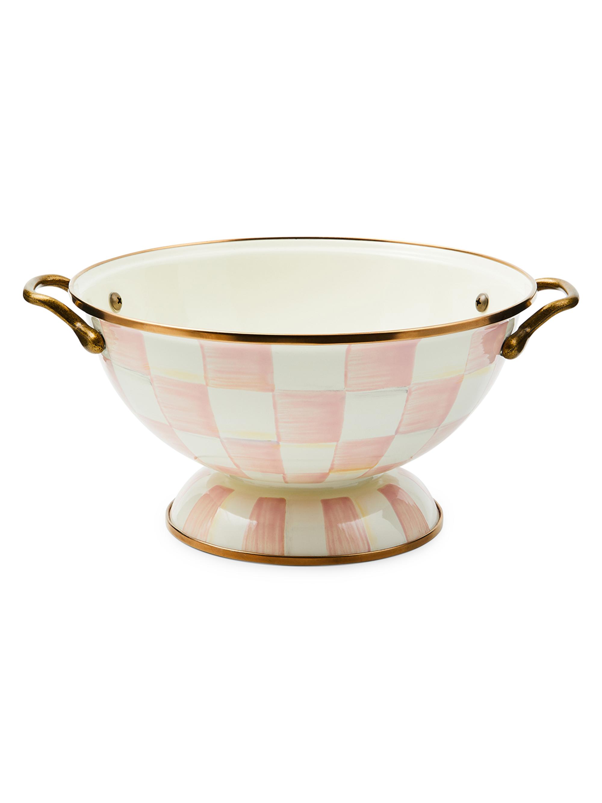 MacKenzie-Childs Rosy Check Almost Everything Bowl