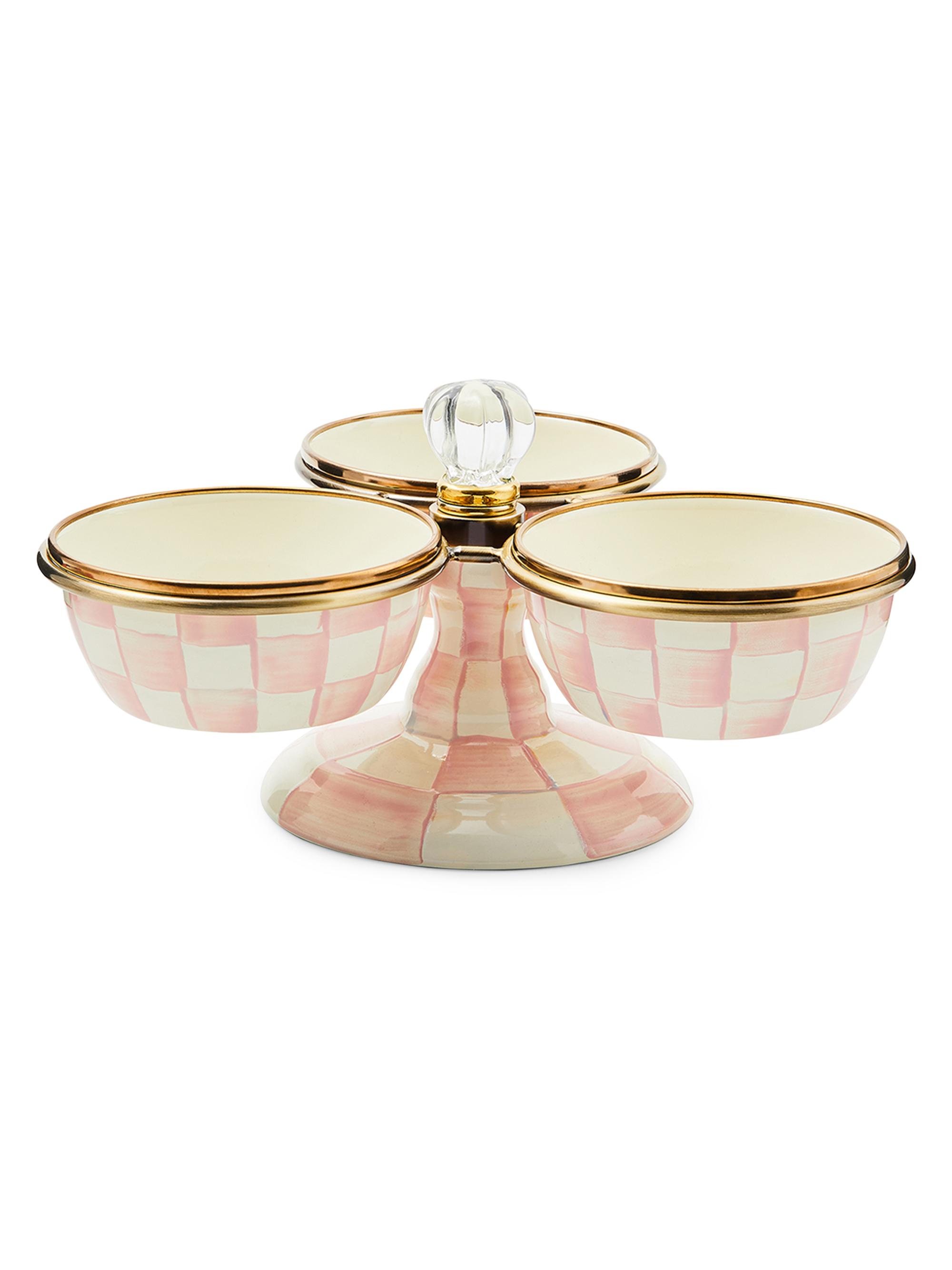 MacKenzie-Childs Rosy Check Triplicity