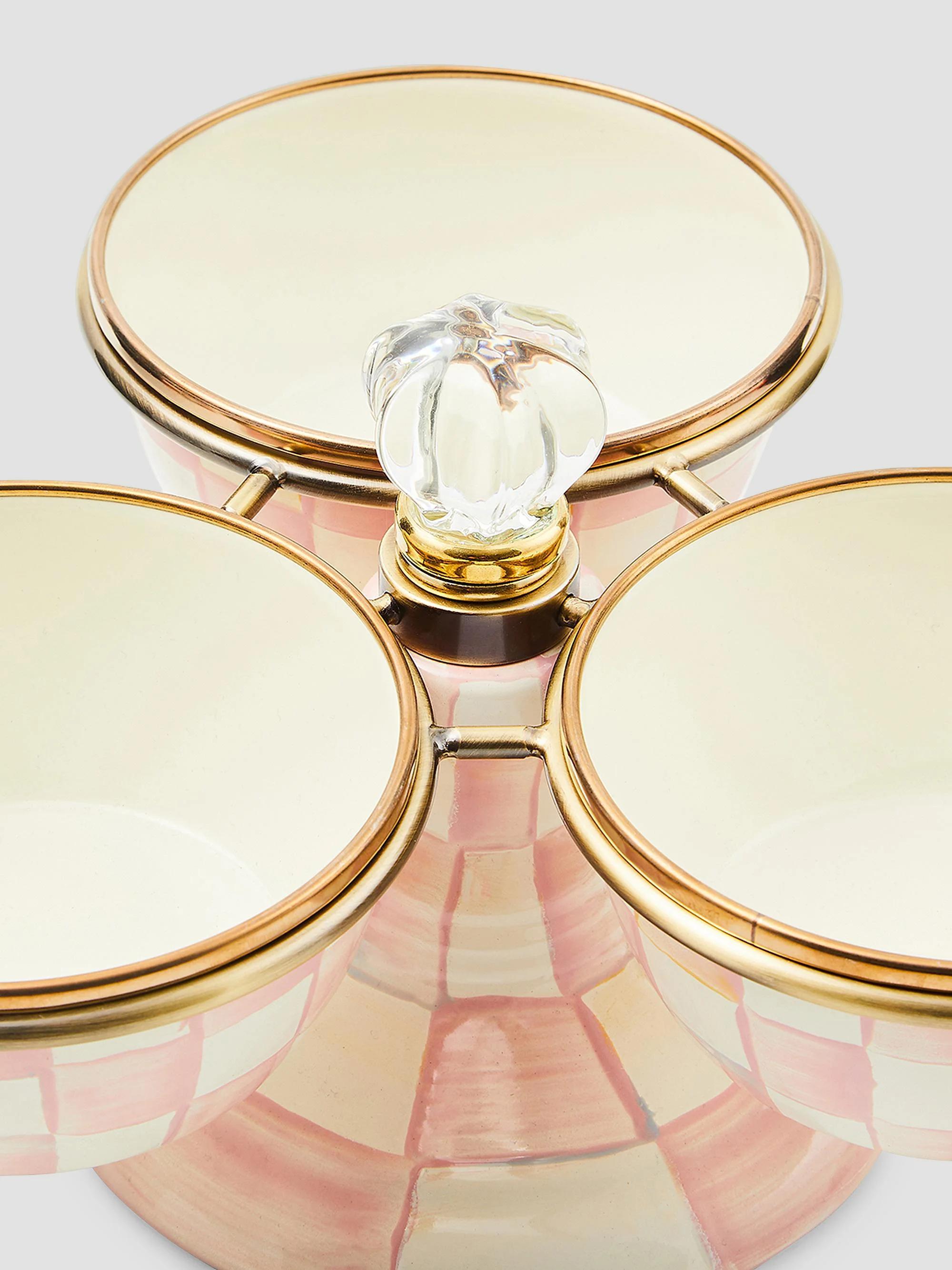 MacKenzie-Childs Rosy Check Triplicity | Saks Fifth Avenue