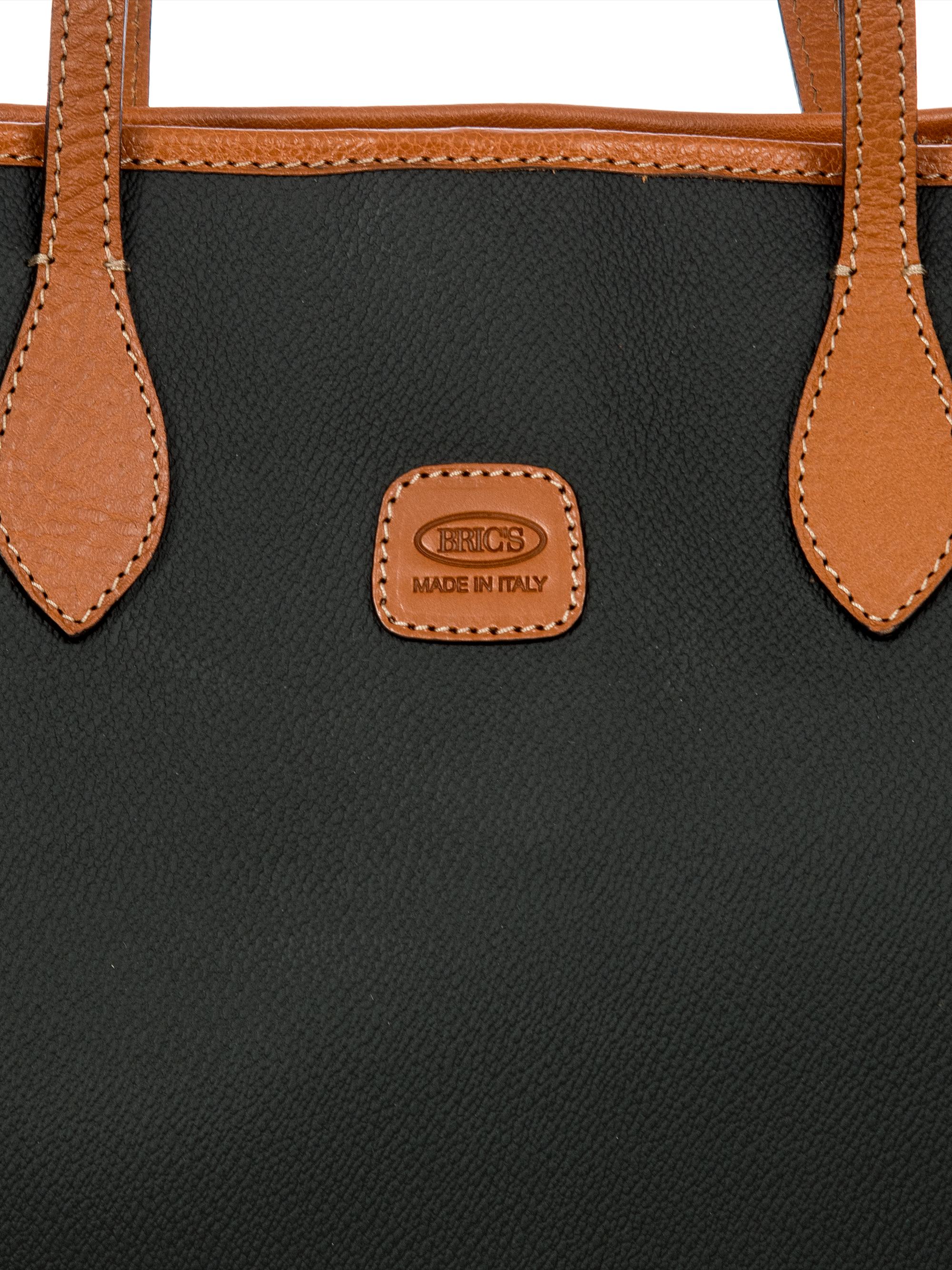 Bric's Men's Firenze Leather-Trim Tote Bag - Black | Thumbnail 6