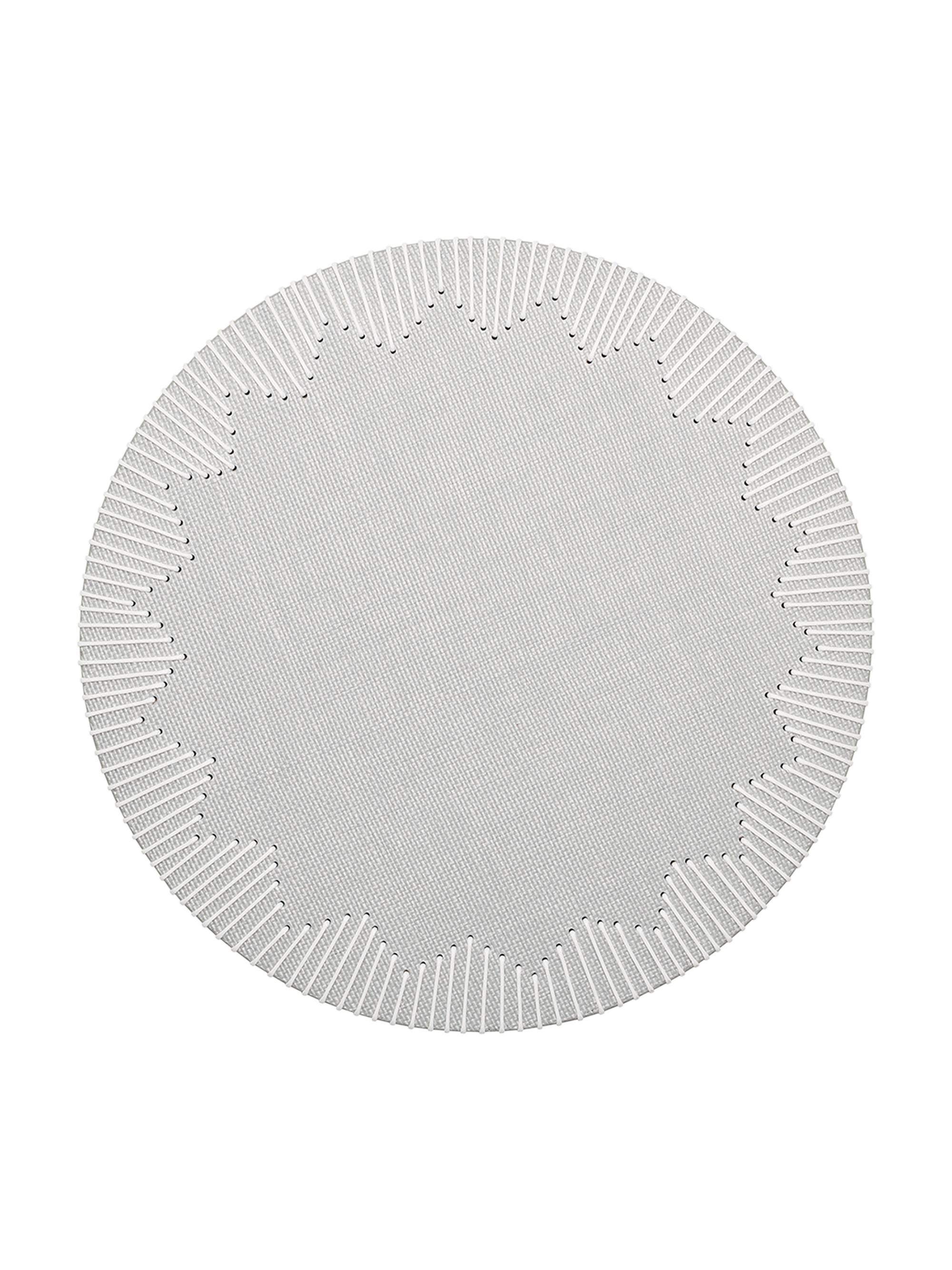 Kim Seybert Dream Weaver Placemat - Grey White