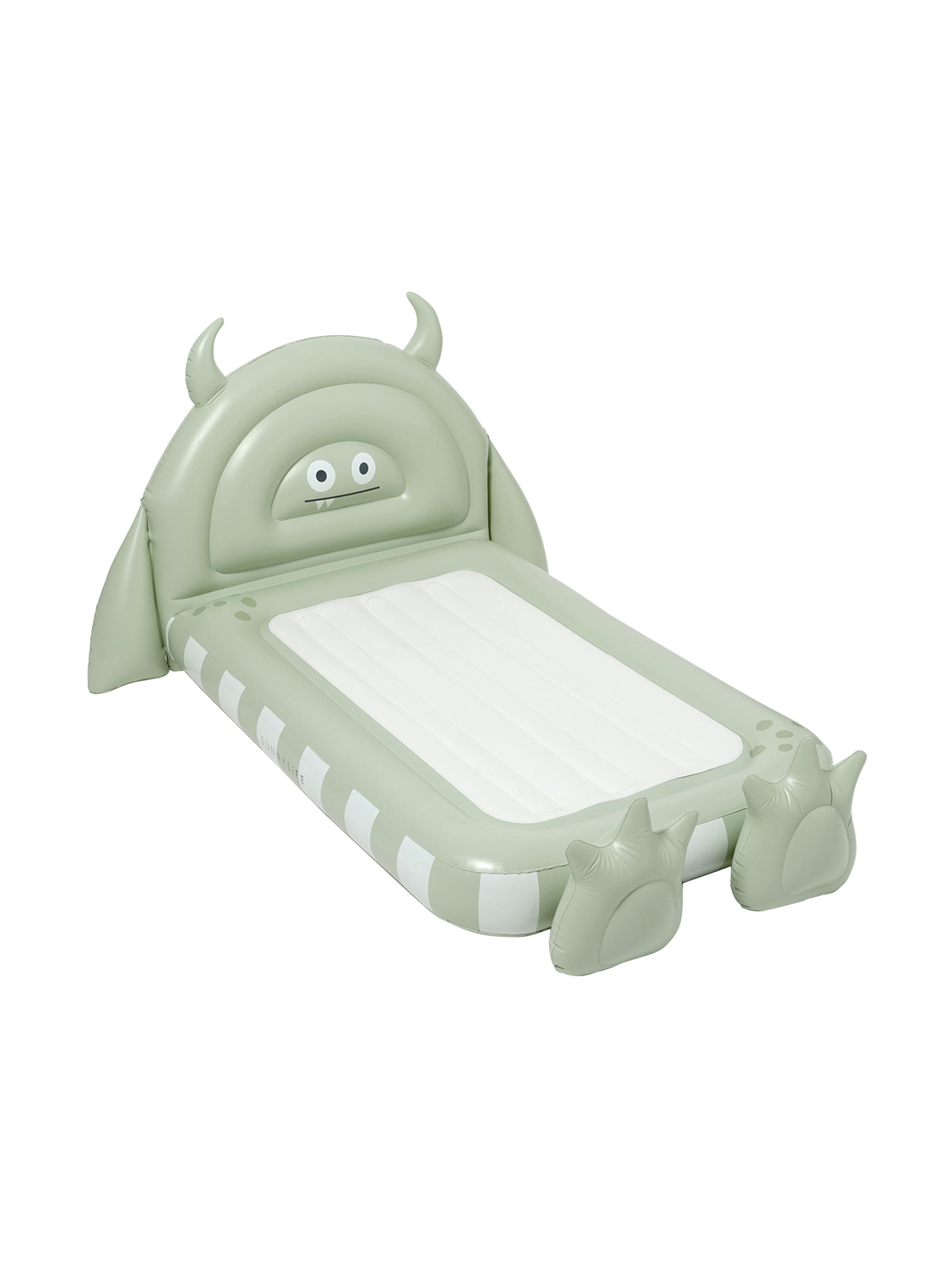 Sunnylife Kid's Monster Inflatable Air Mattress - Sage