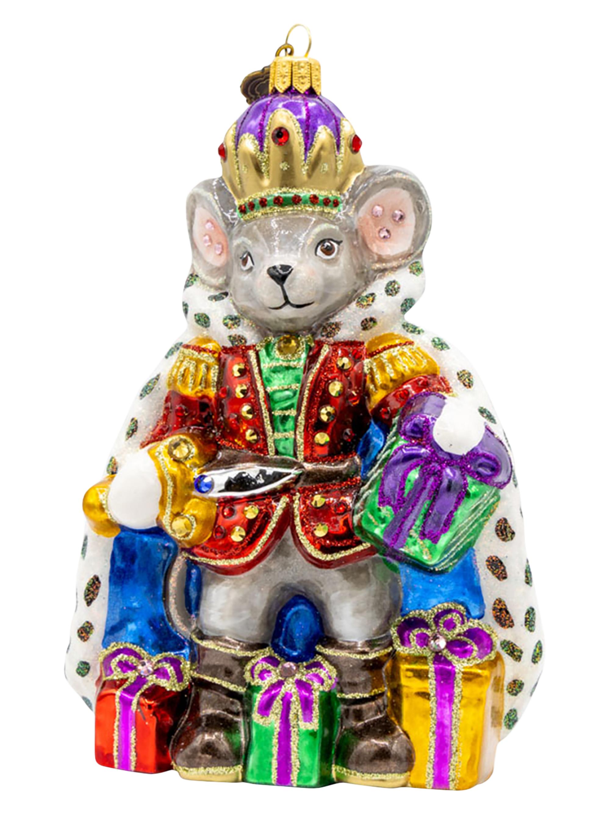 Jay Strongwater Mouse King Bejeweled Ornament