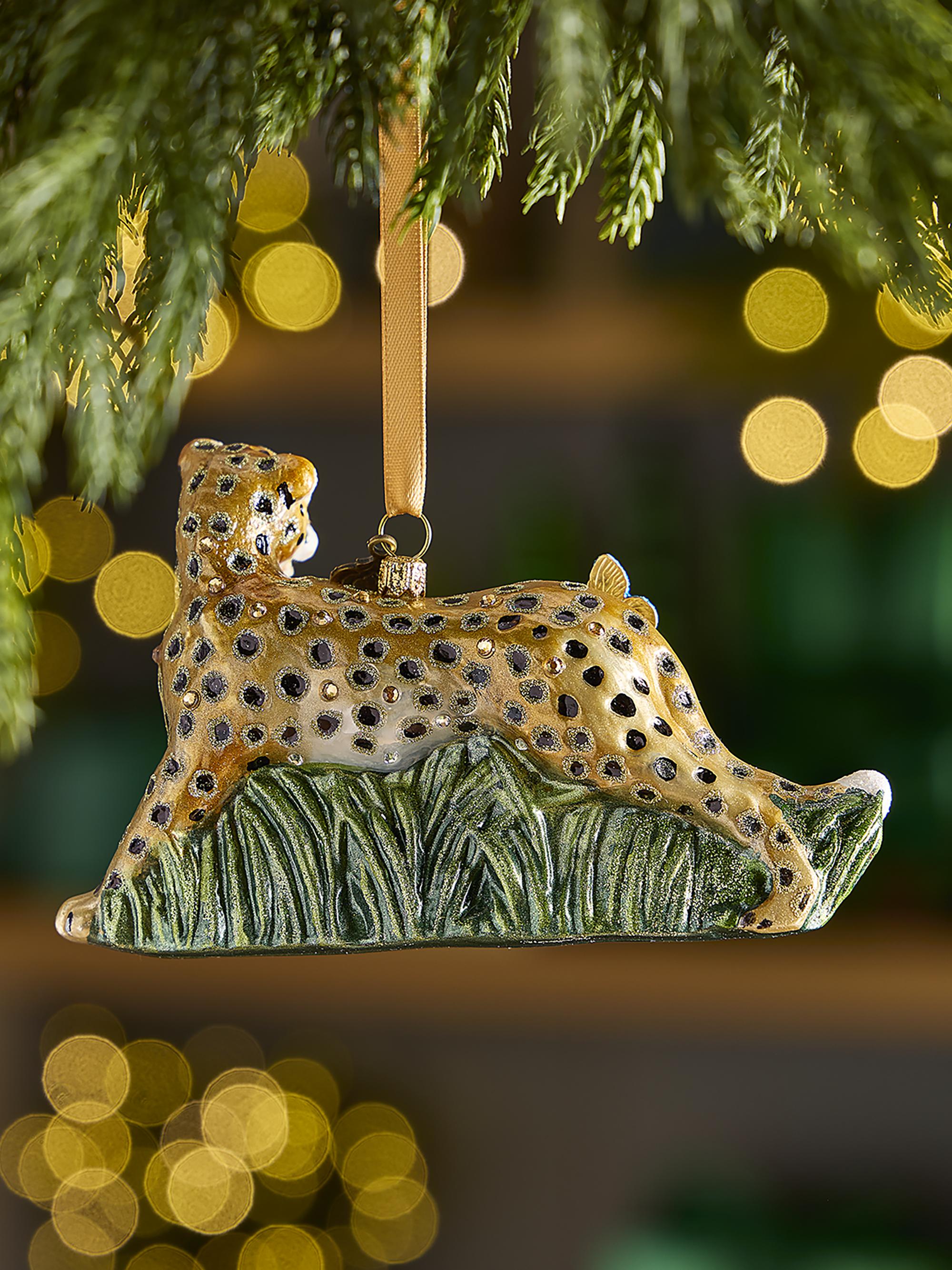 Jay Strongwater Spotted Majesty Christmas Ornament | Saks Fifth Avenue