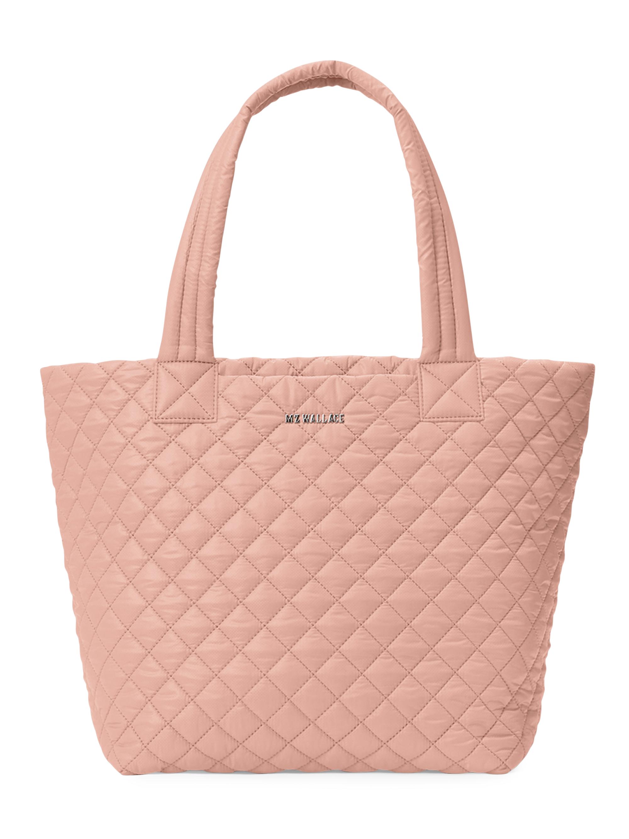 MZ Wallace Women's  Metro Deluxe Quilted Tote Bag - Pink
