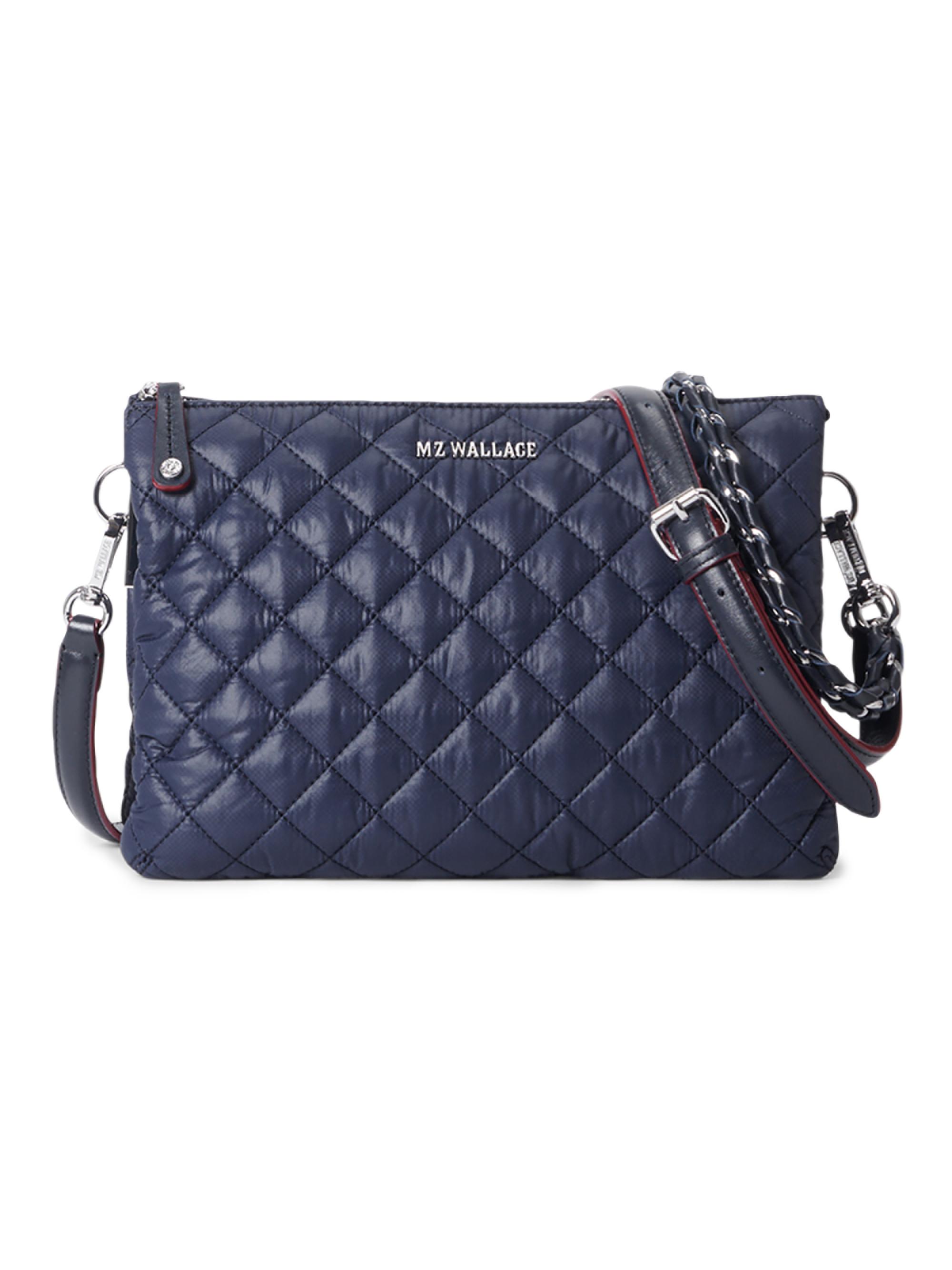 MZ Wallace Women's  Crosby Pippa Quilted Crossbody Bag - Blue