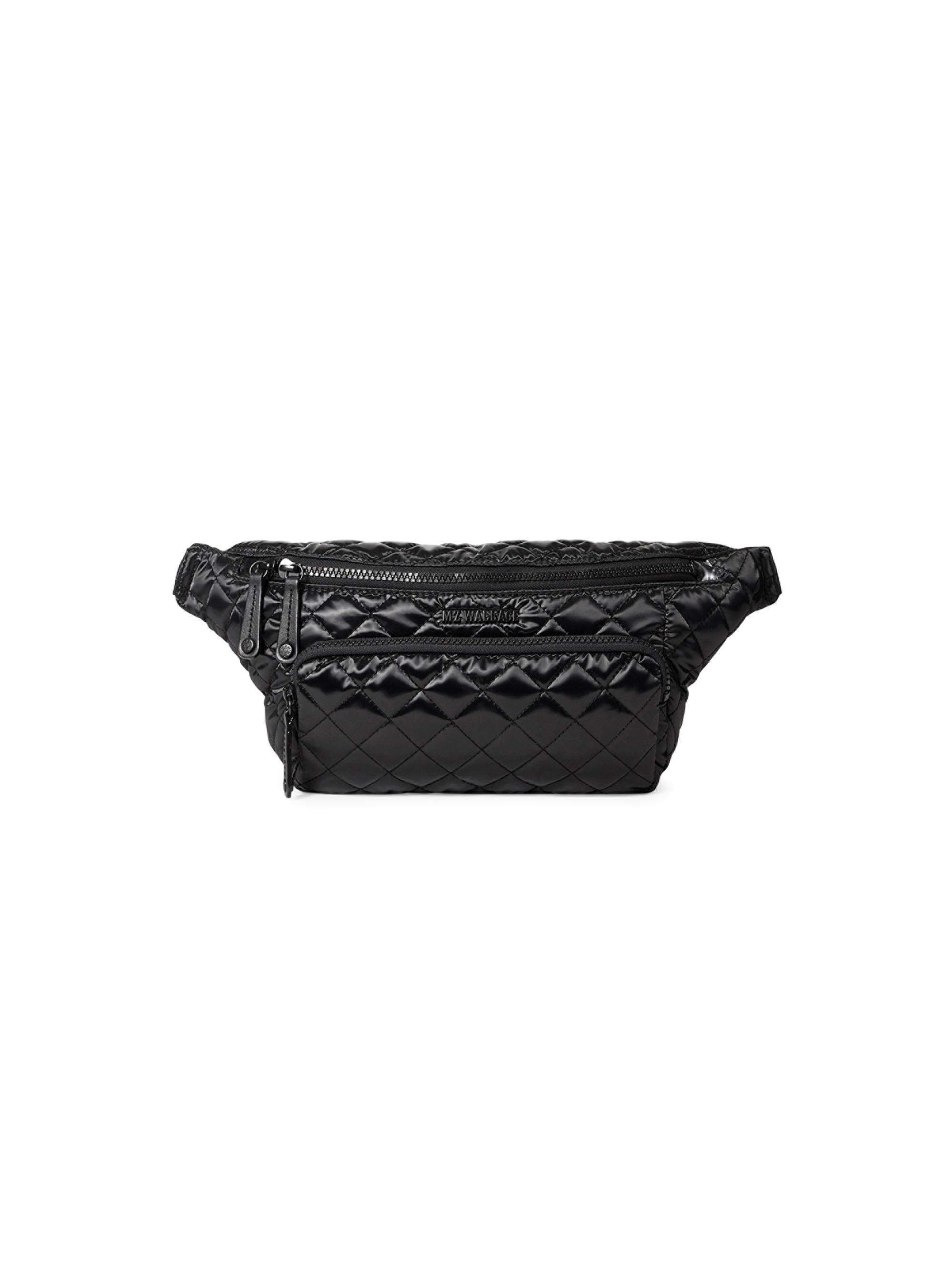 MZ Wallace Women's Metro Quilted Belt Bag - Black
