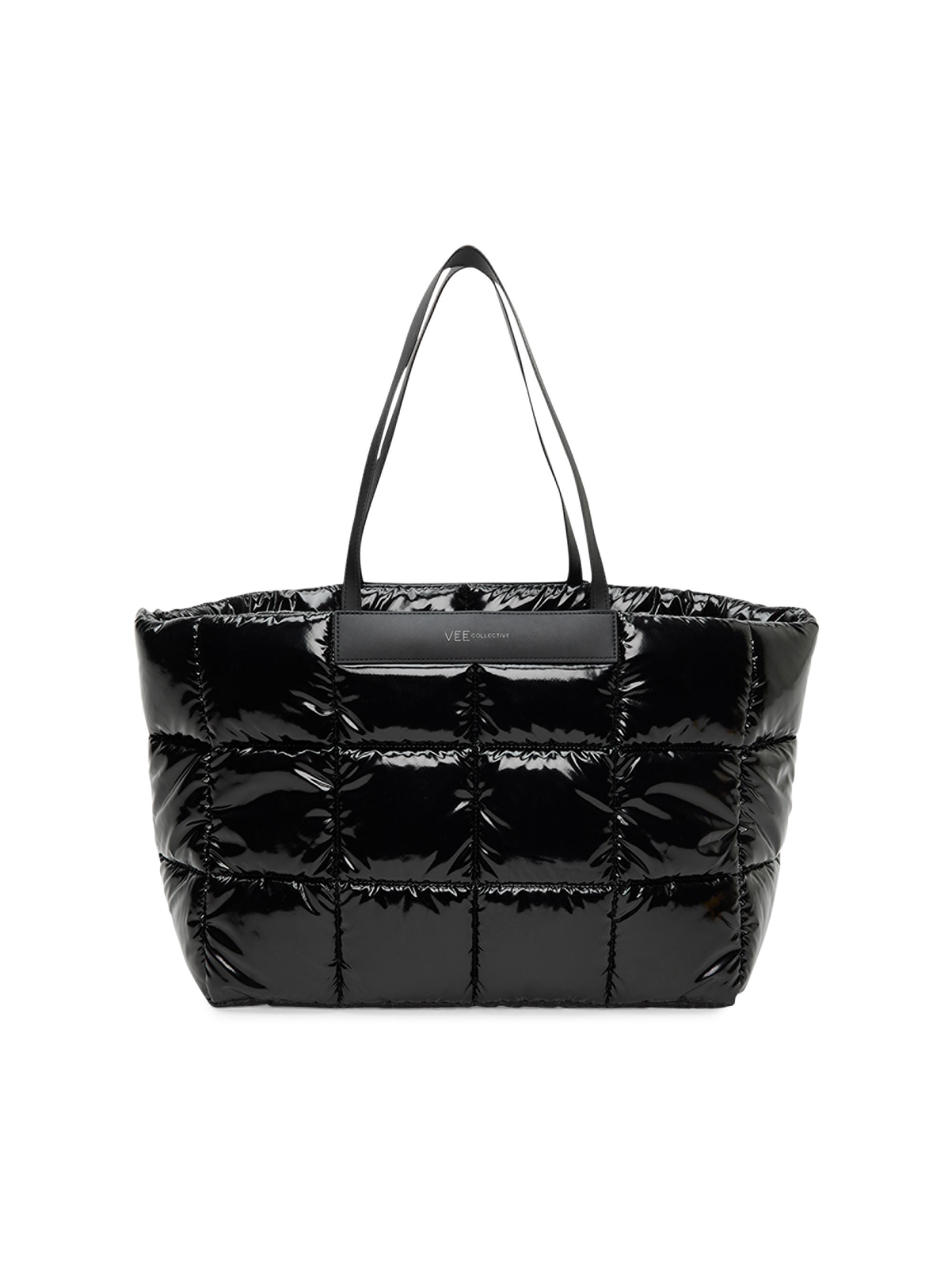 Vee Collective Women's Porter Quilted Tote Bag - Black
